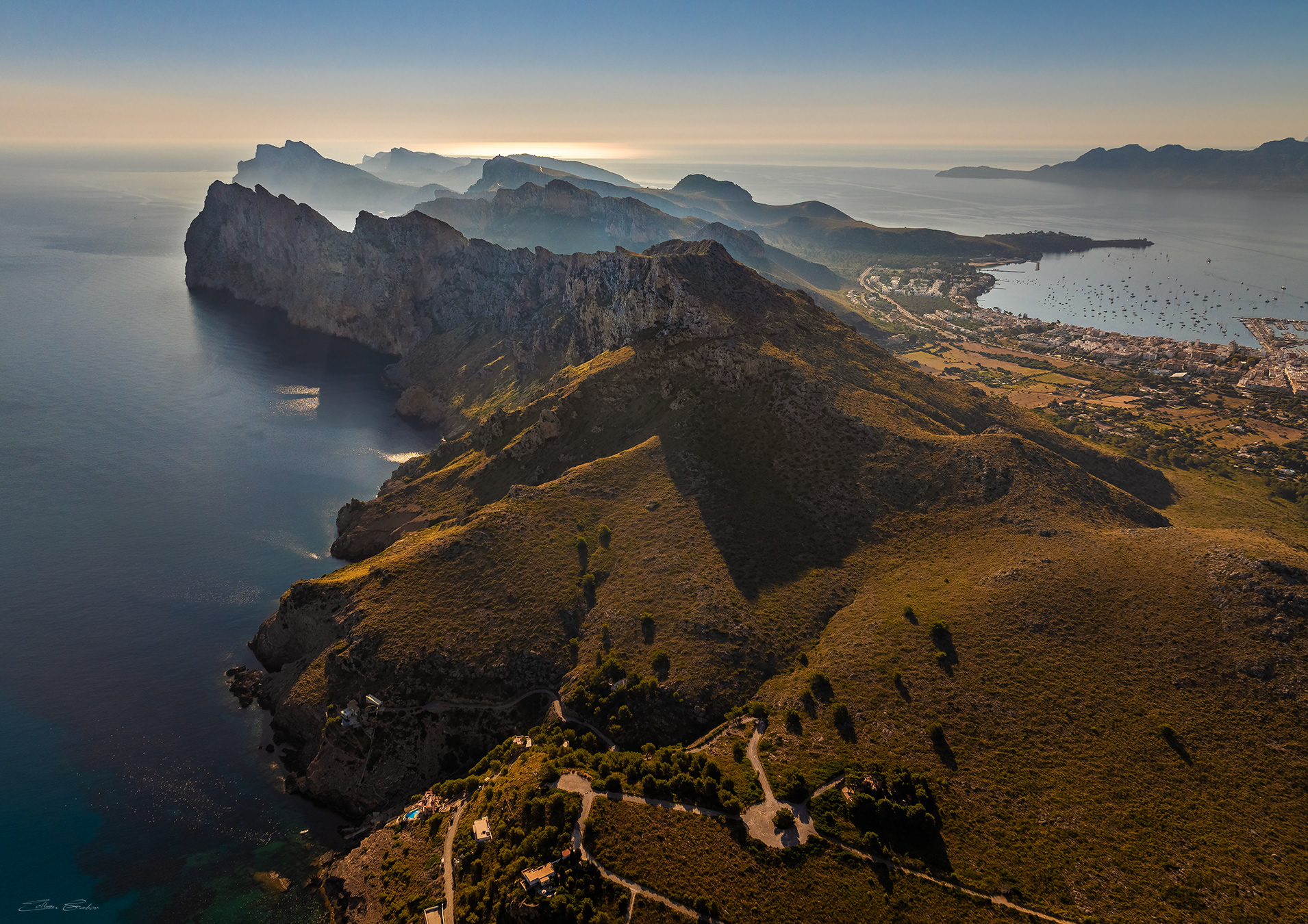 Aerial view of Cap de Formentor