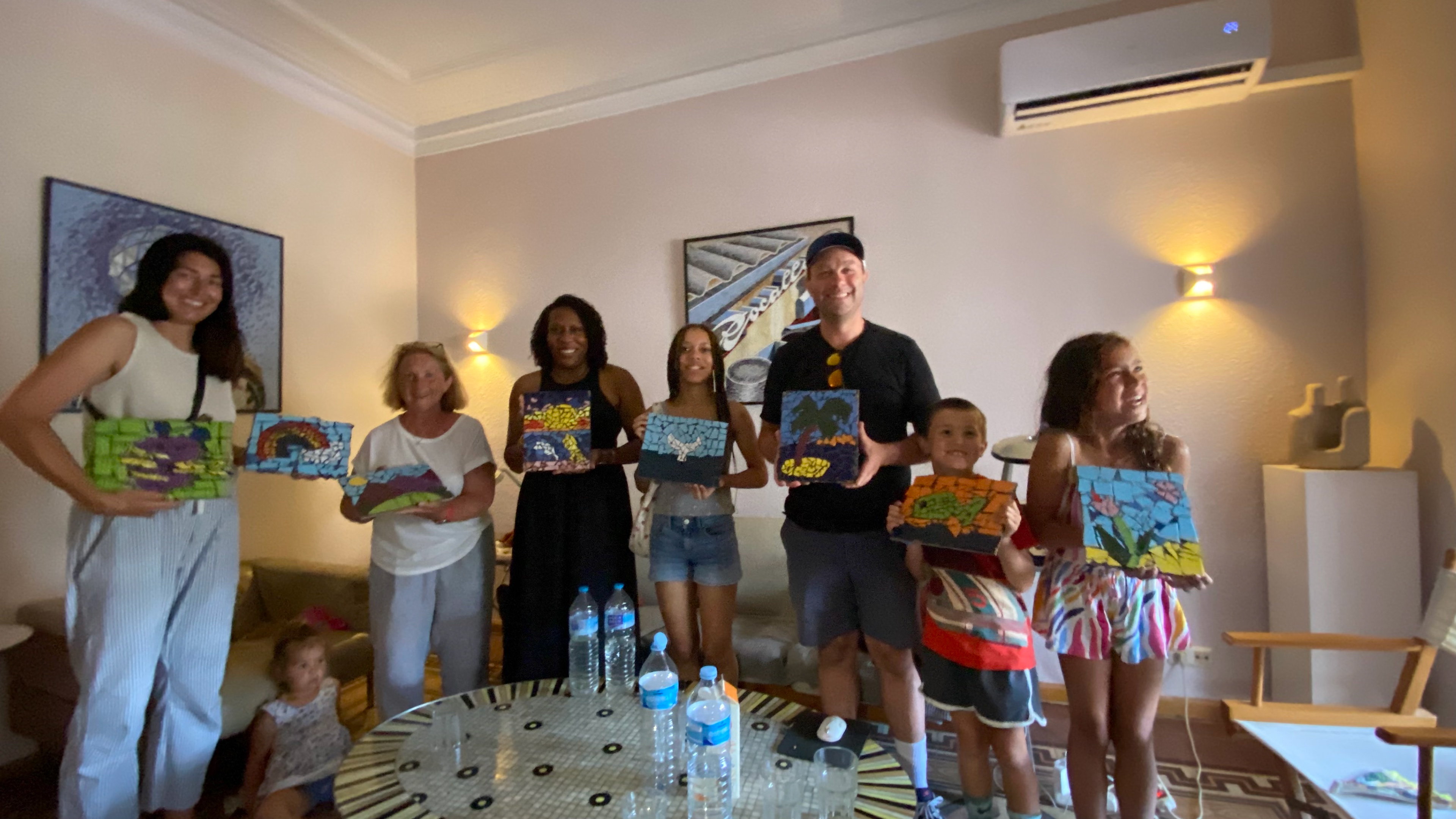 mosaic classes for all the family , team building activities