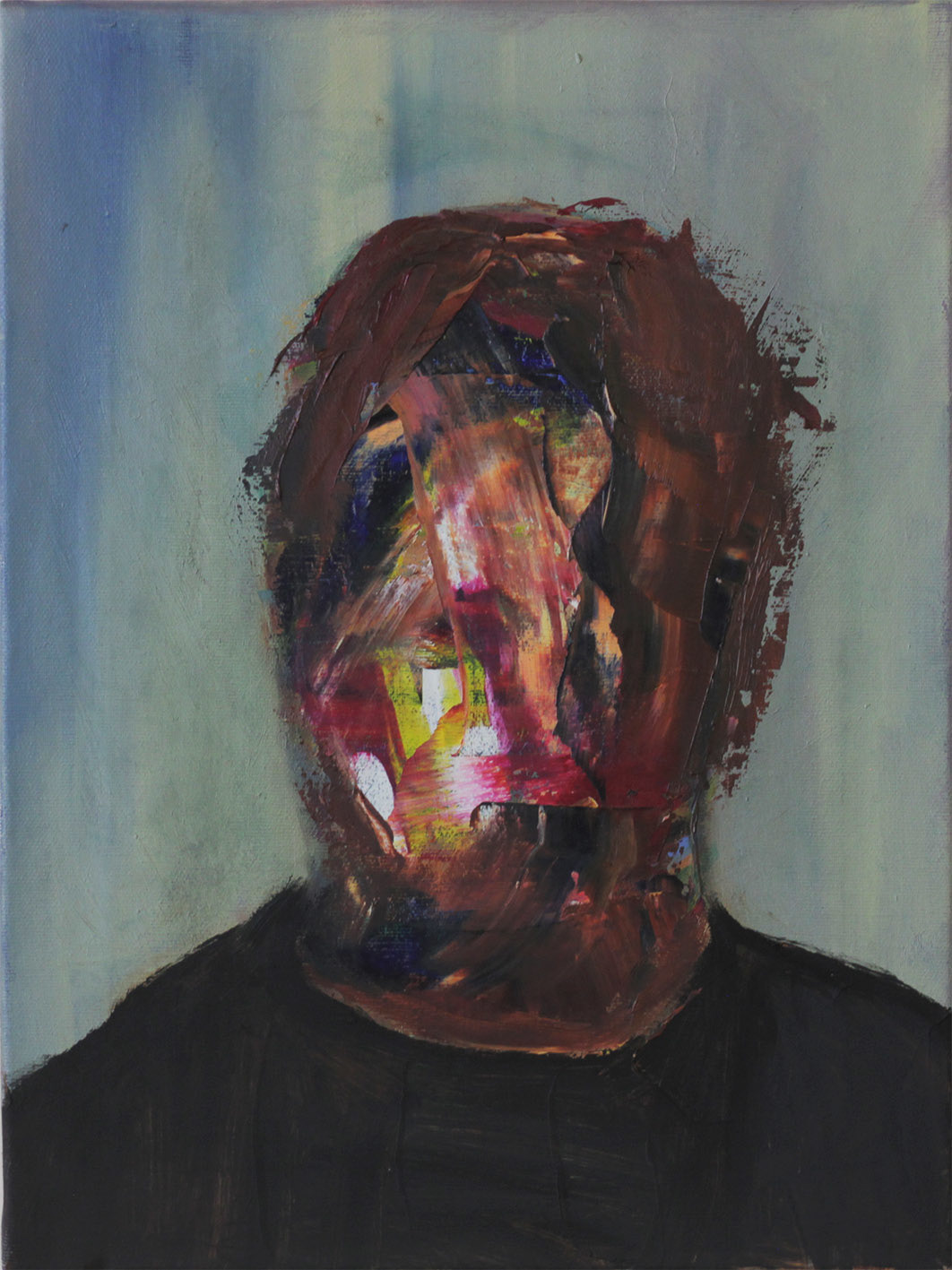 Self-portrait as a day off, 30x40 cm 2015