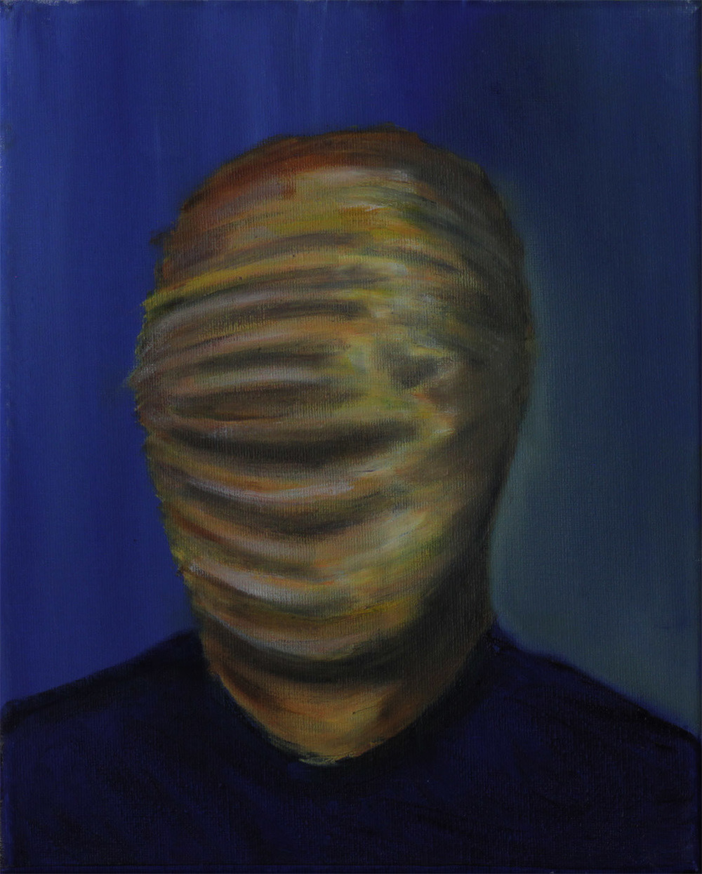 self-portrait as a golden gateway oiloncanvas 24x30cm 2015