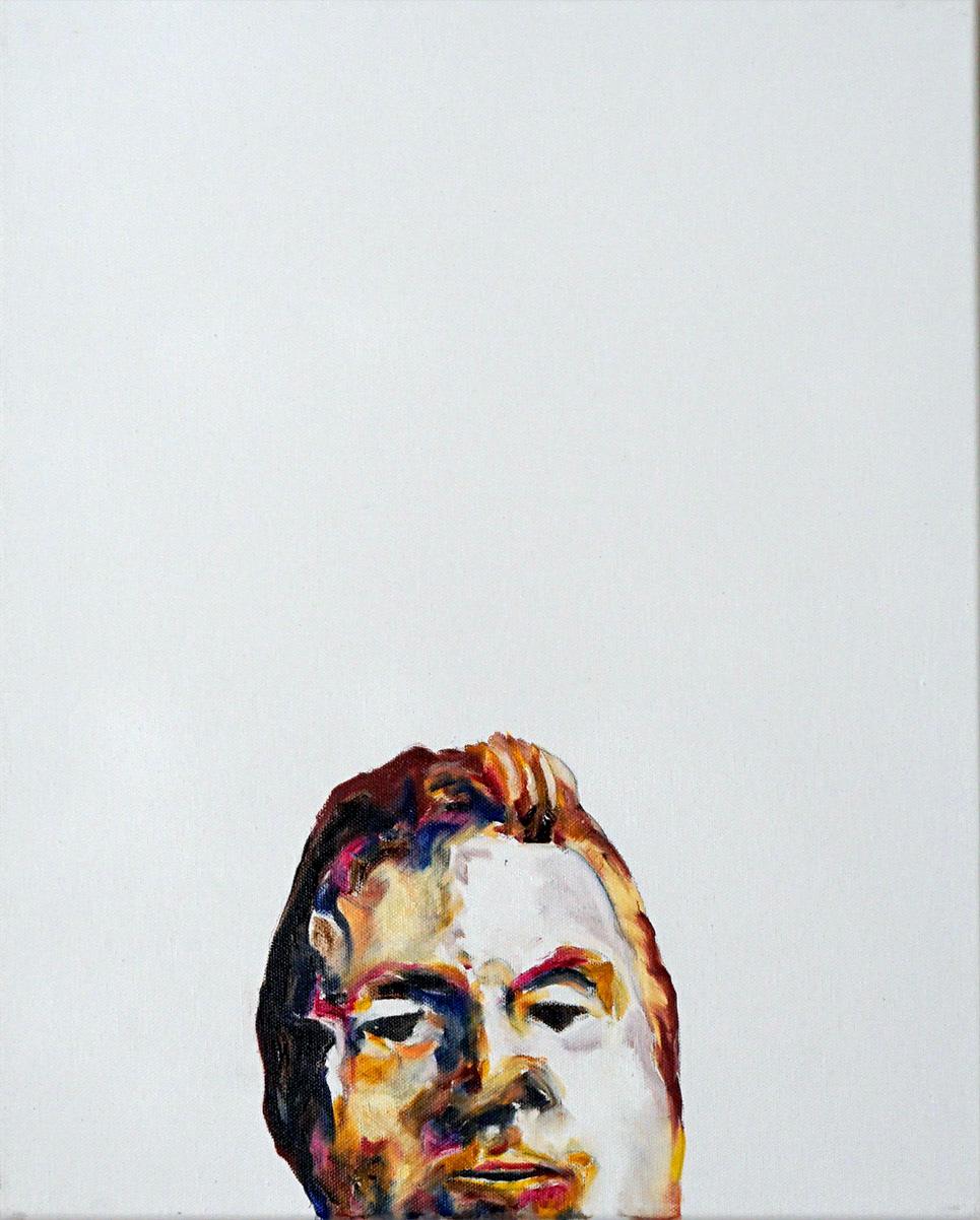 "Francis B", oil on canvas, 40x50x1cm, 2016