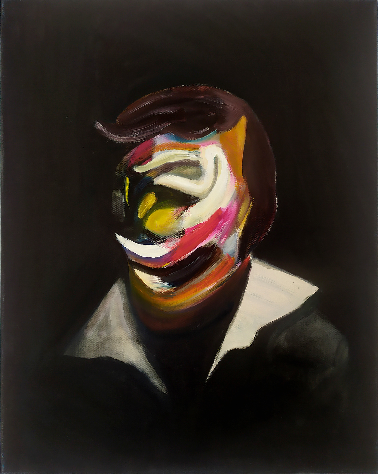 My self as I was before, 2018, oil painting, 50x40cm