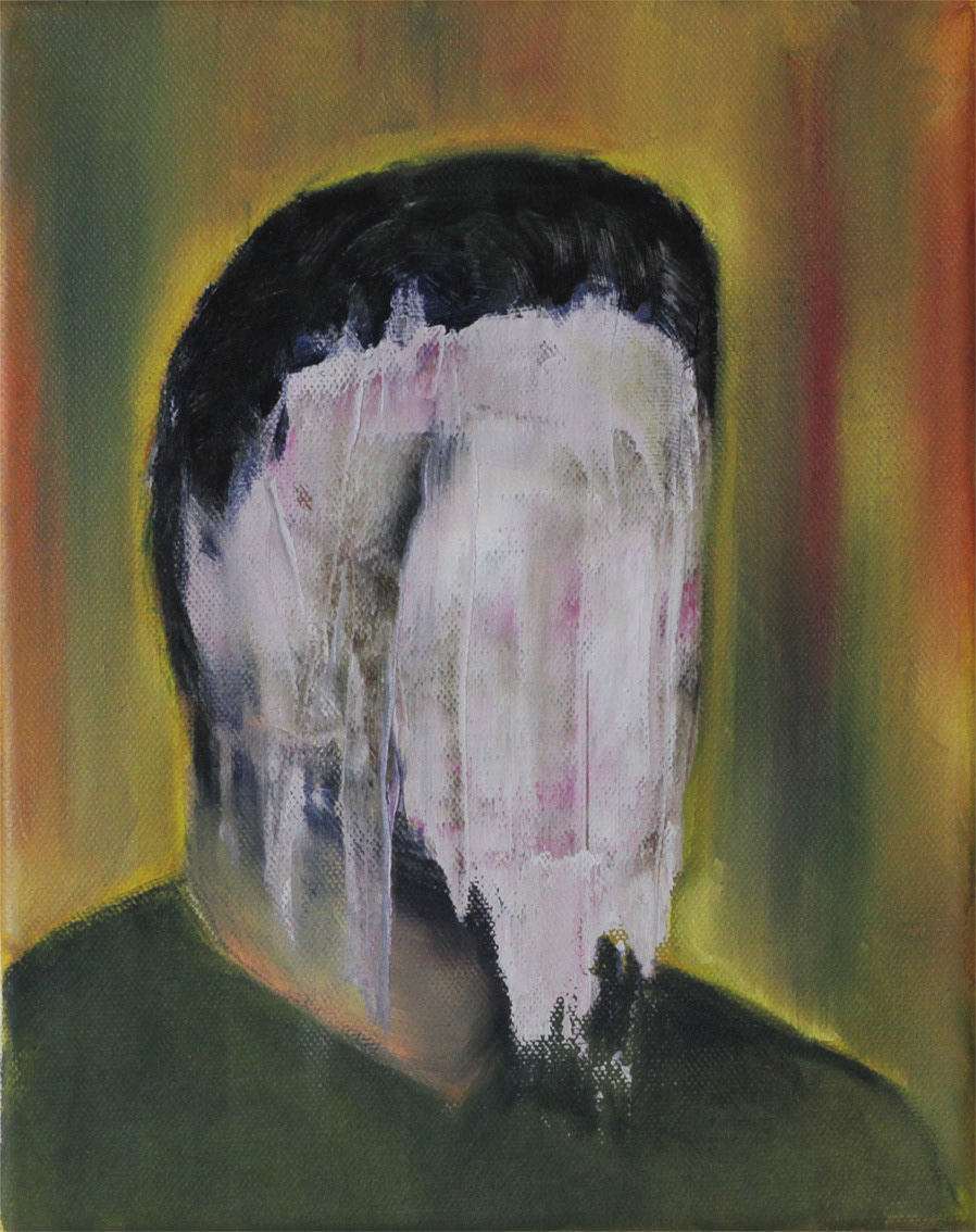 Self-portrait as an endless toast, 30x24 cm 2015