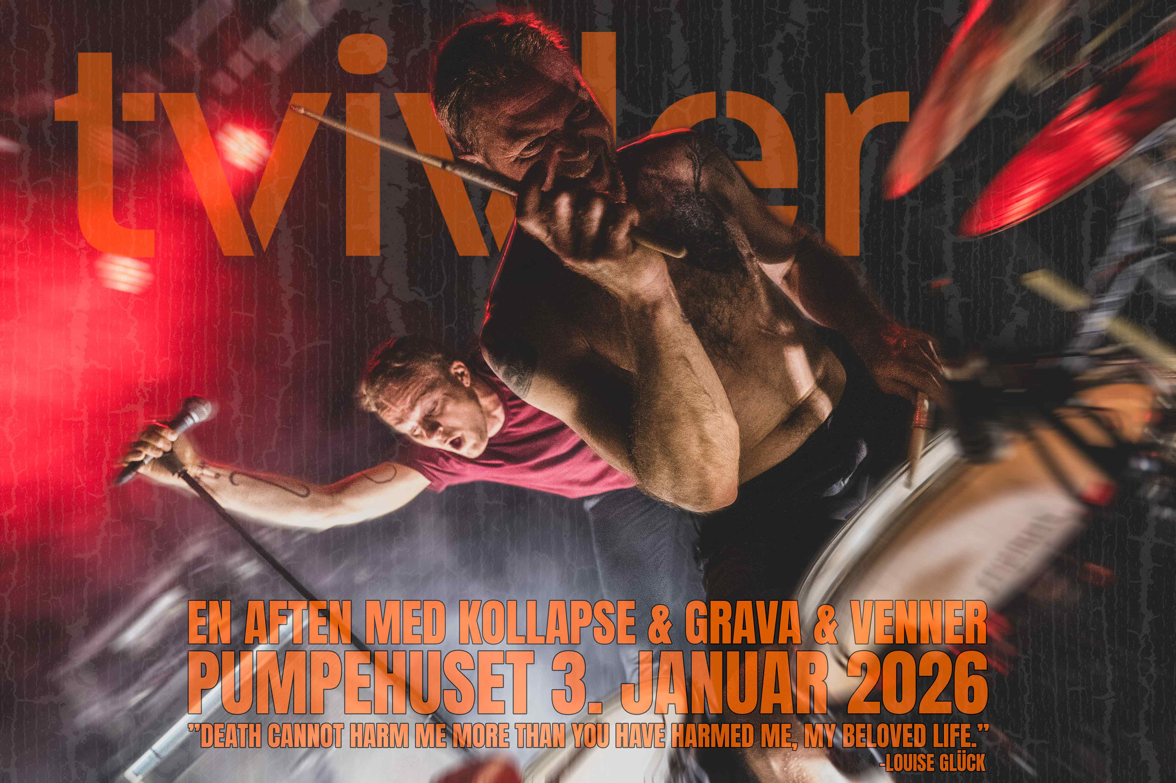 Kollapse & Grava & Venner artistplakat