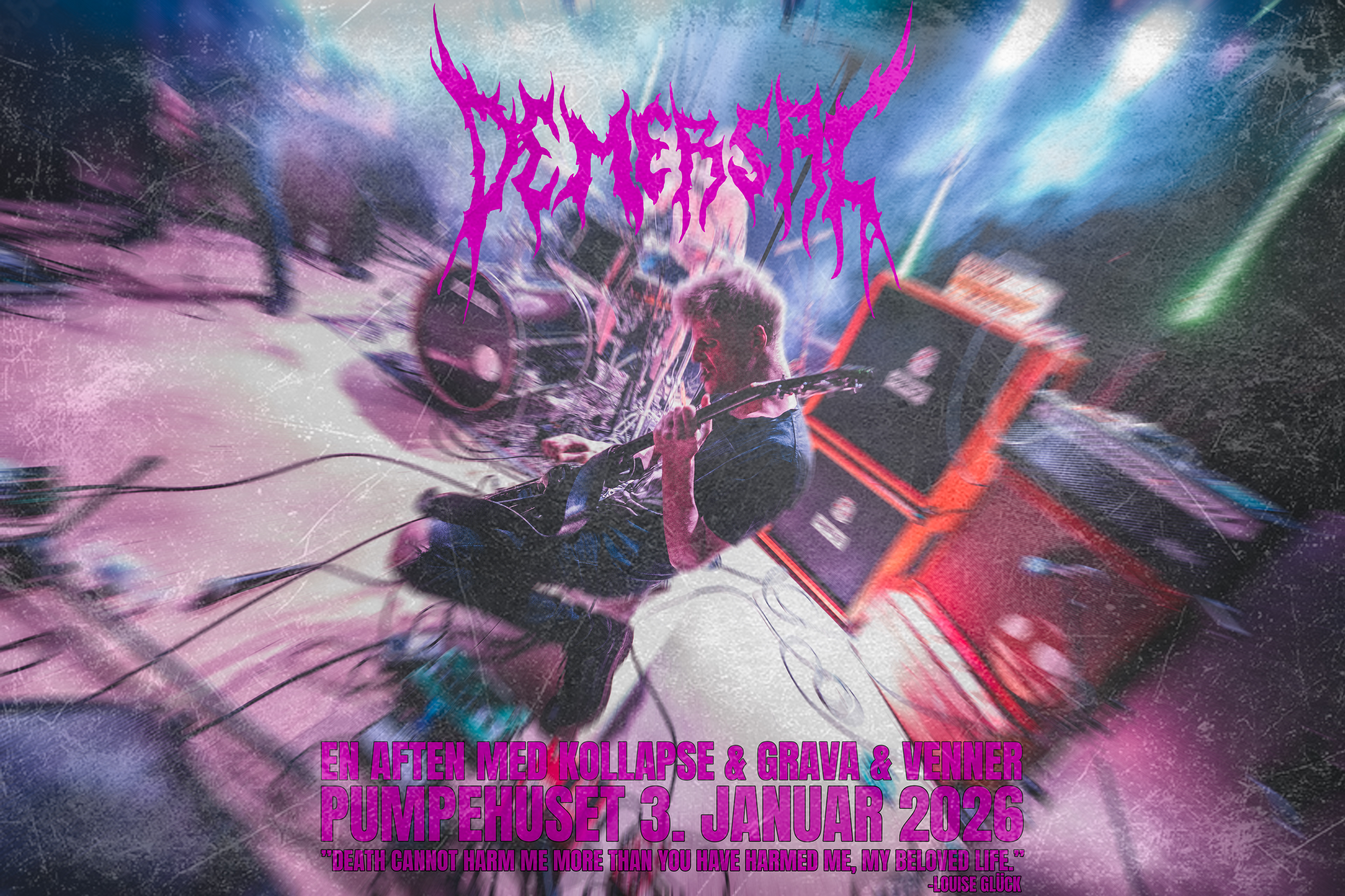 Kollapse & Grava & Venner artistplakat