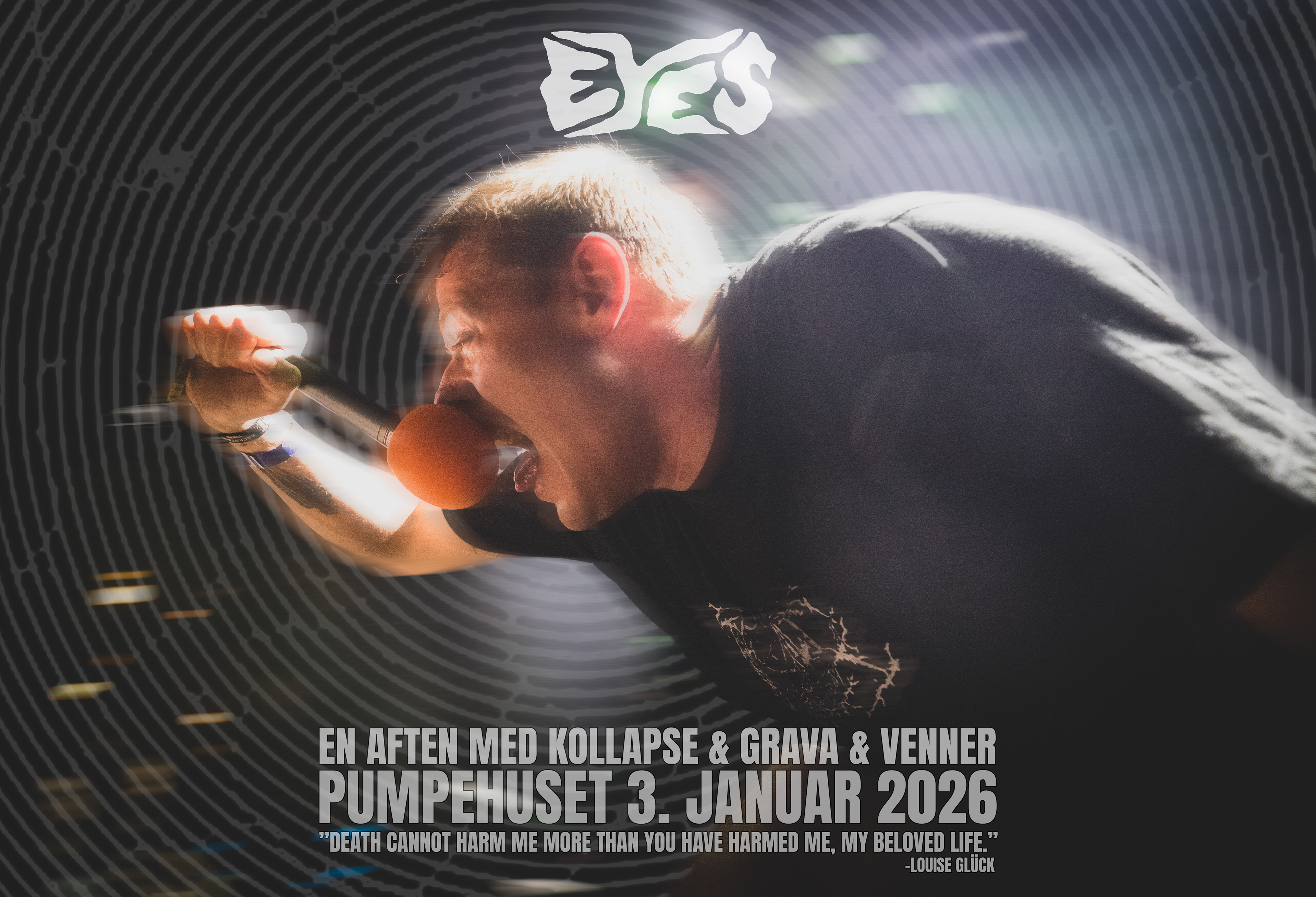 Kollapse & Grava & Venner artistplakat