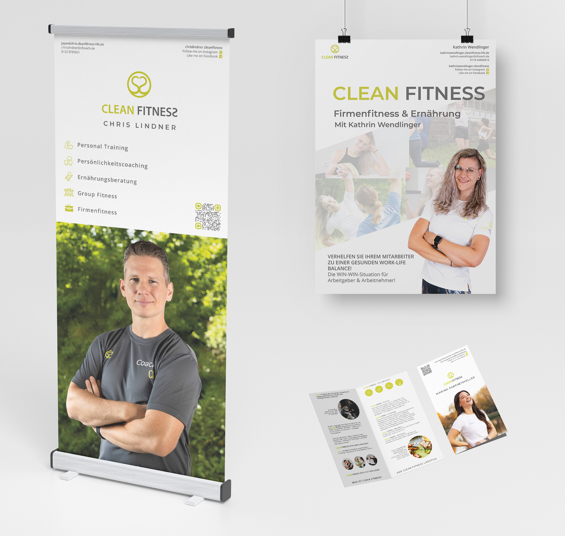 Werbematerial CLEAN FITNESS Coach