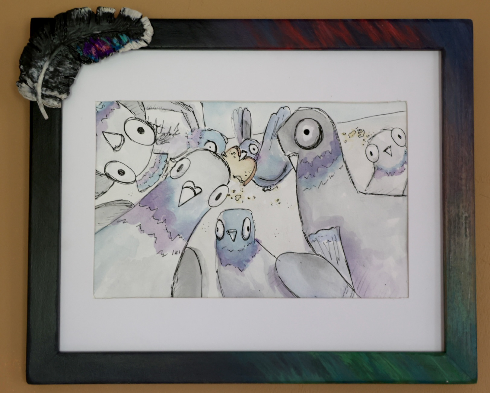 Whatcha Got There? exhibited in "Aviary 5" held by HIVE Artspace July 3rd through August 1st, 2026