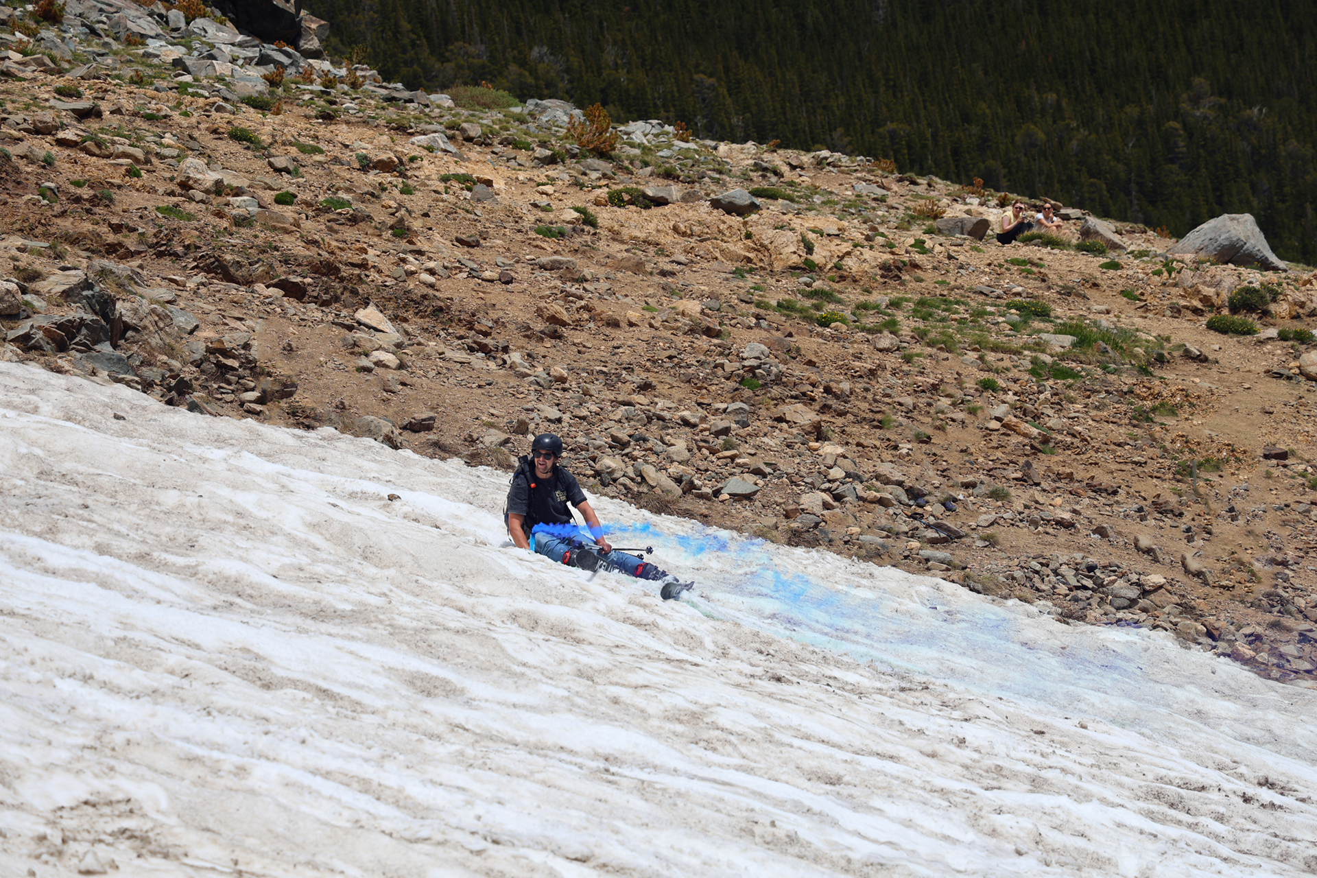 Skier on St. Mary's Glacier, Colorado 2026