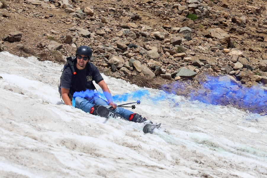 Skier on St. Mary's Glacier, Colorado 2026