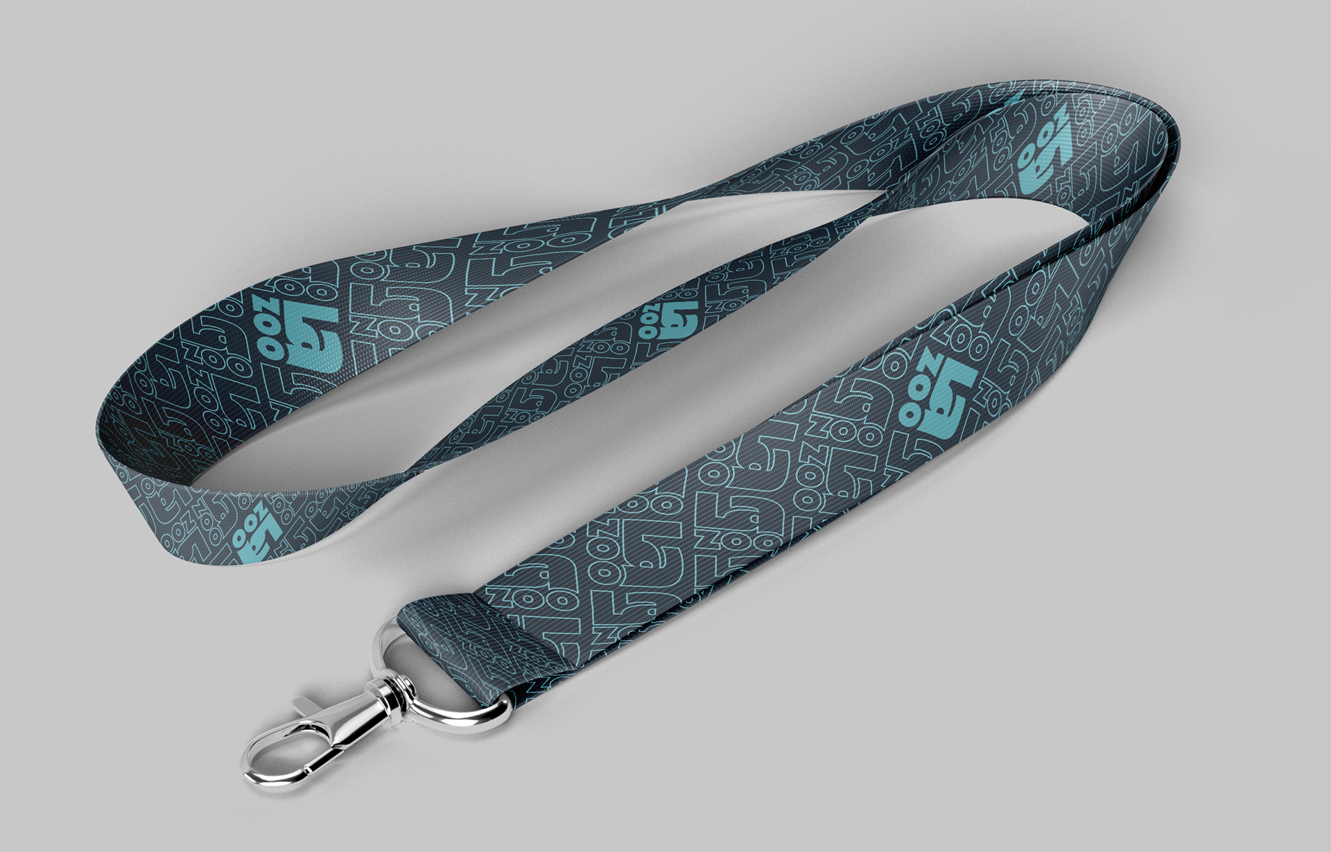 Logo Pattern Lanyard