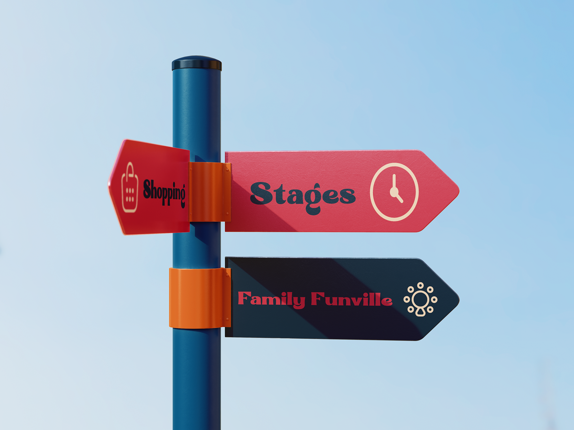 Signpost mockup