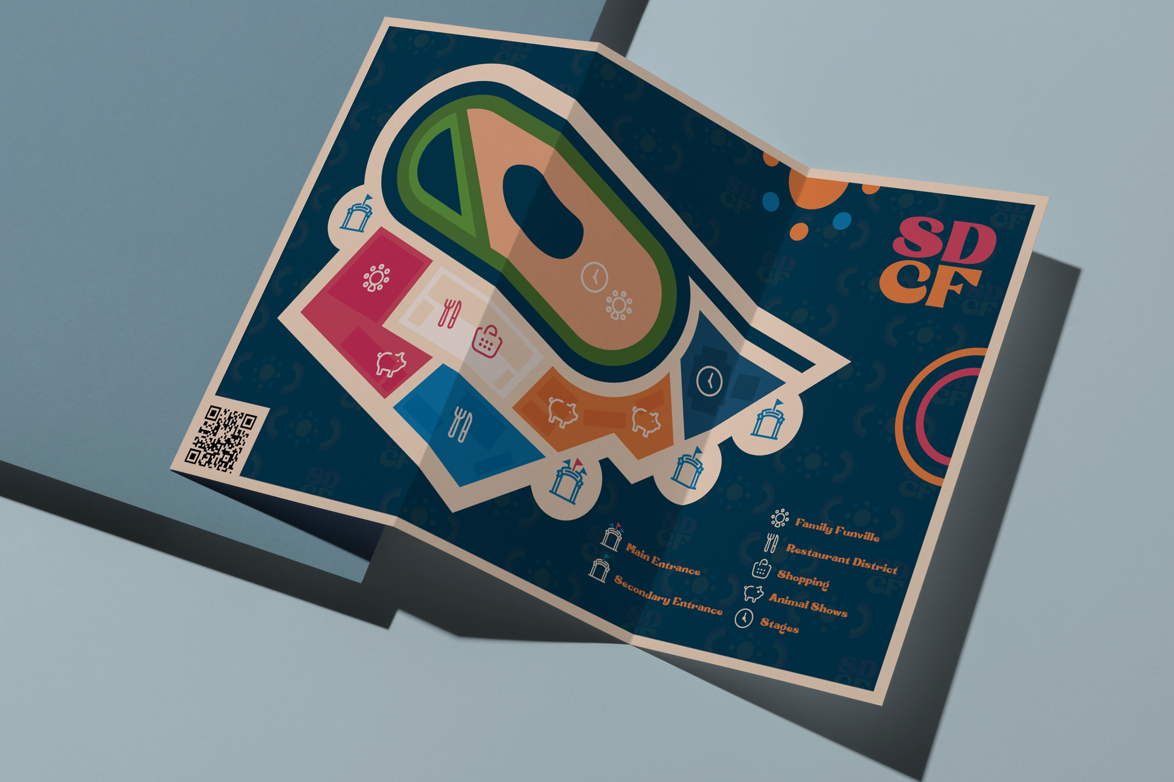 Map: paper mockup