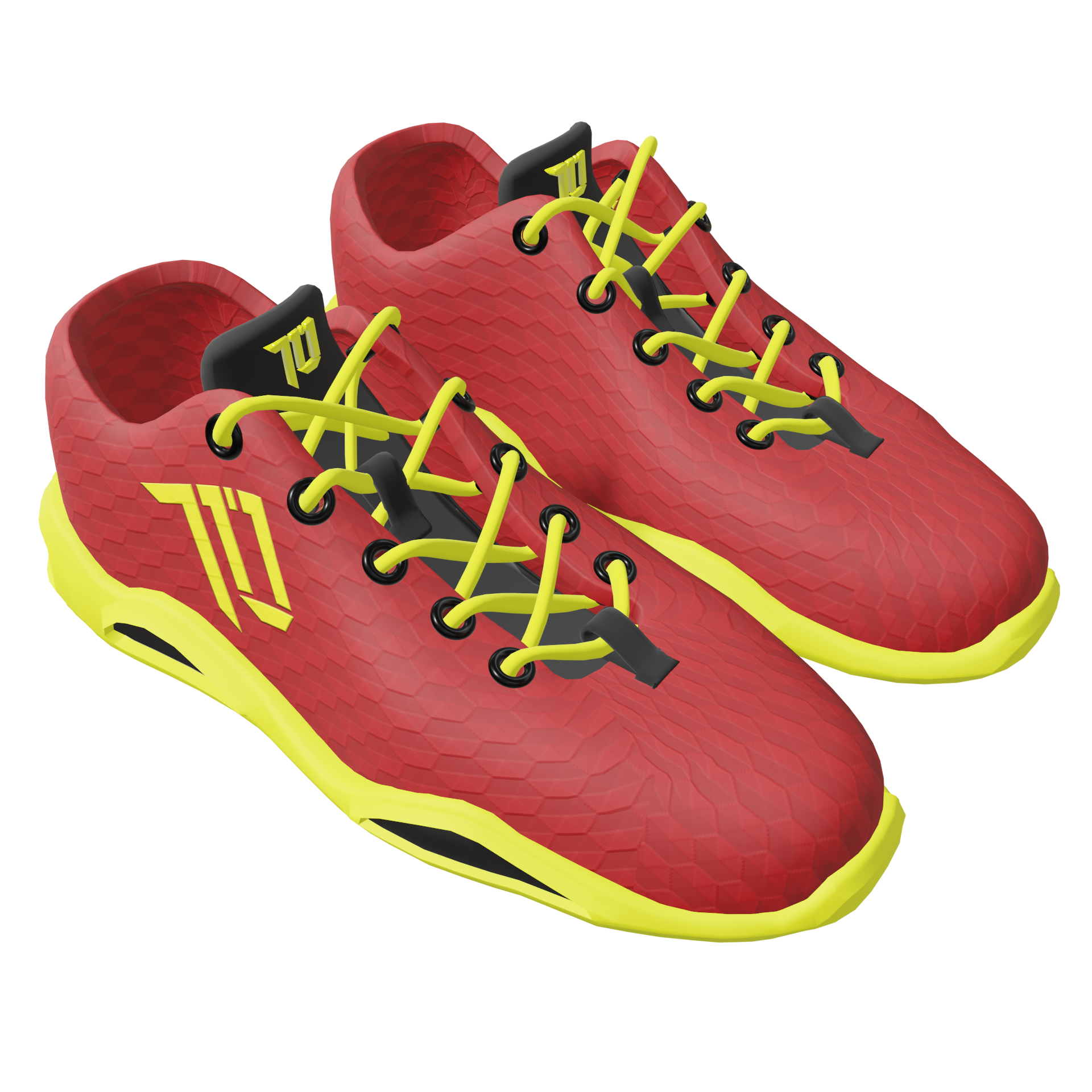3D Modeled Basketball Shoe Robin Colorway