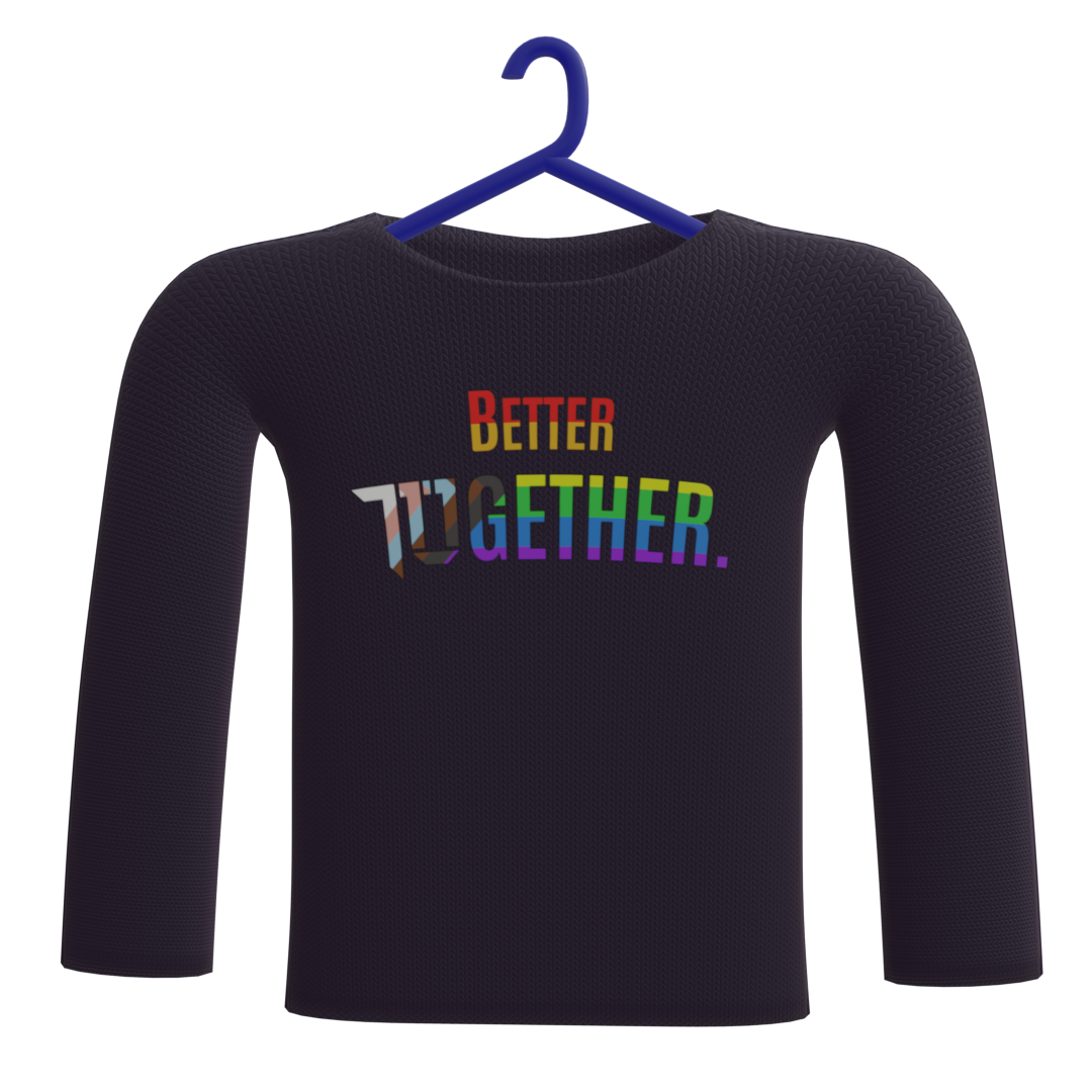 3D Better TOgether Pride Sweater