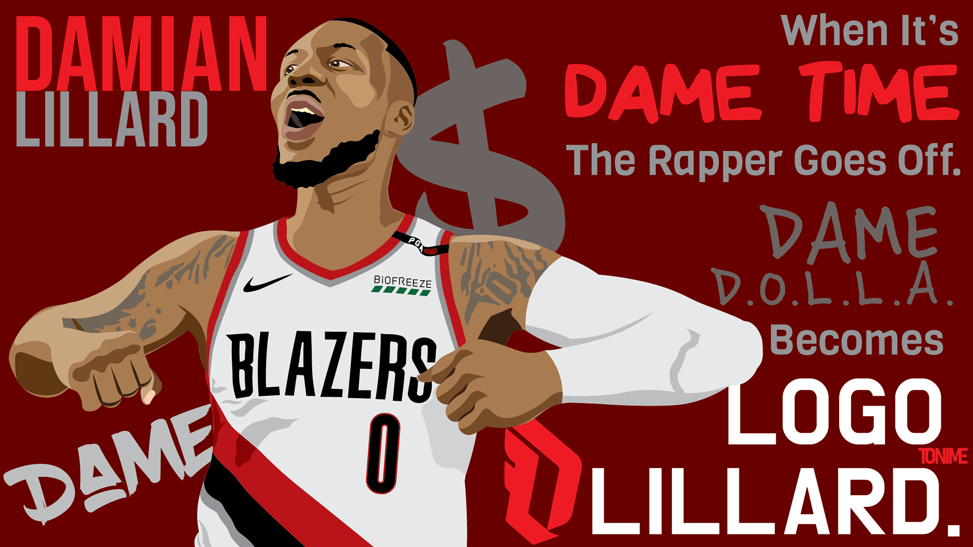 Damian Lillard Vector Poster