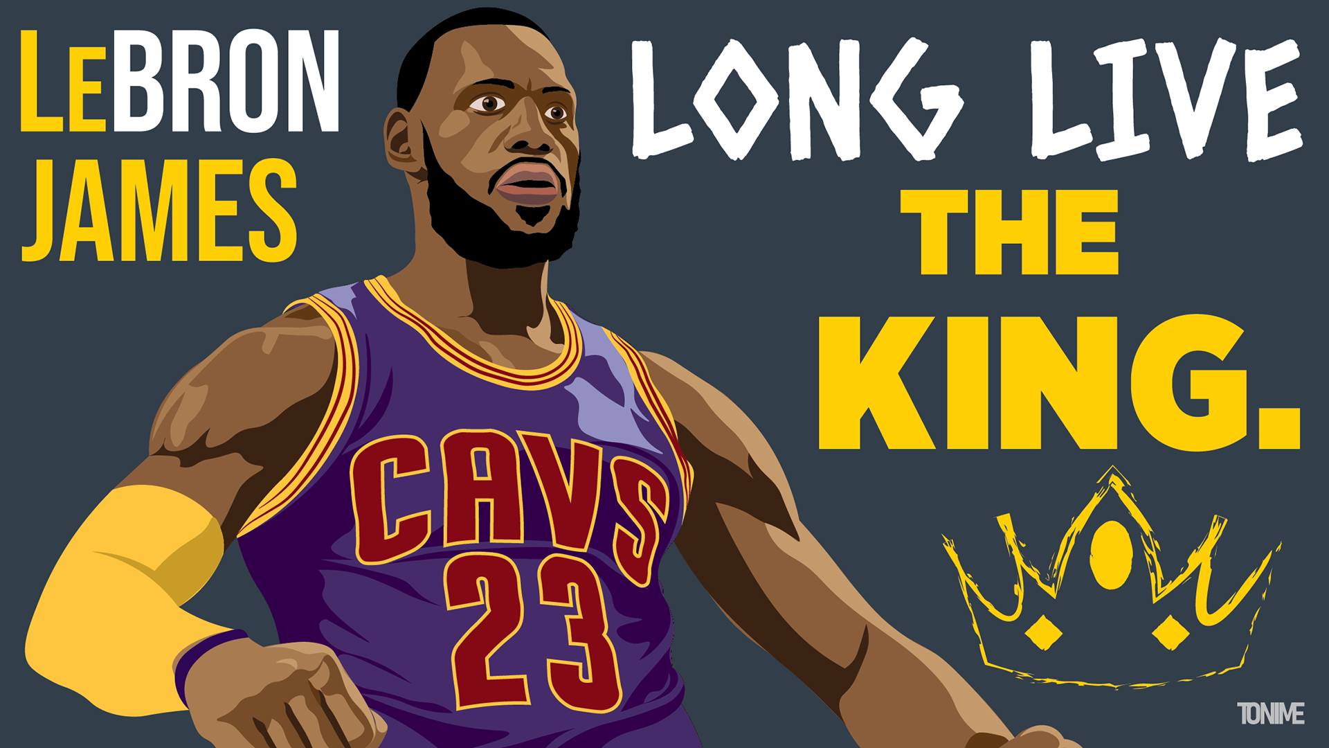 LeBron James Vector Poster