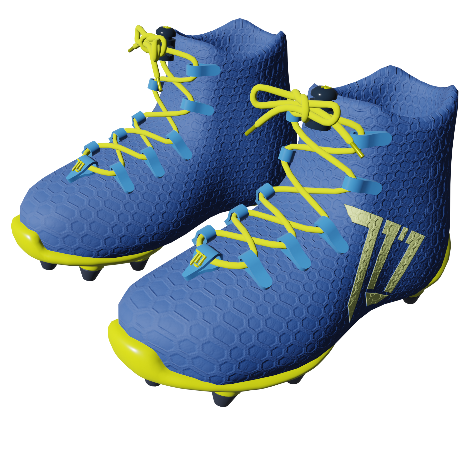 3D Modeled Cleats MICA Football