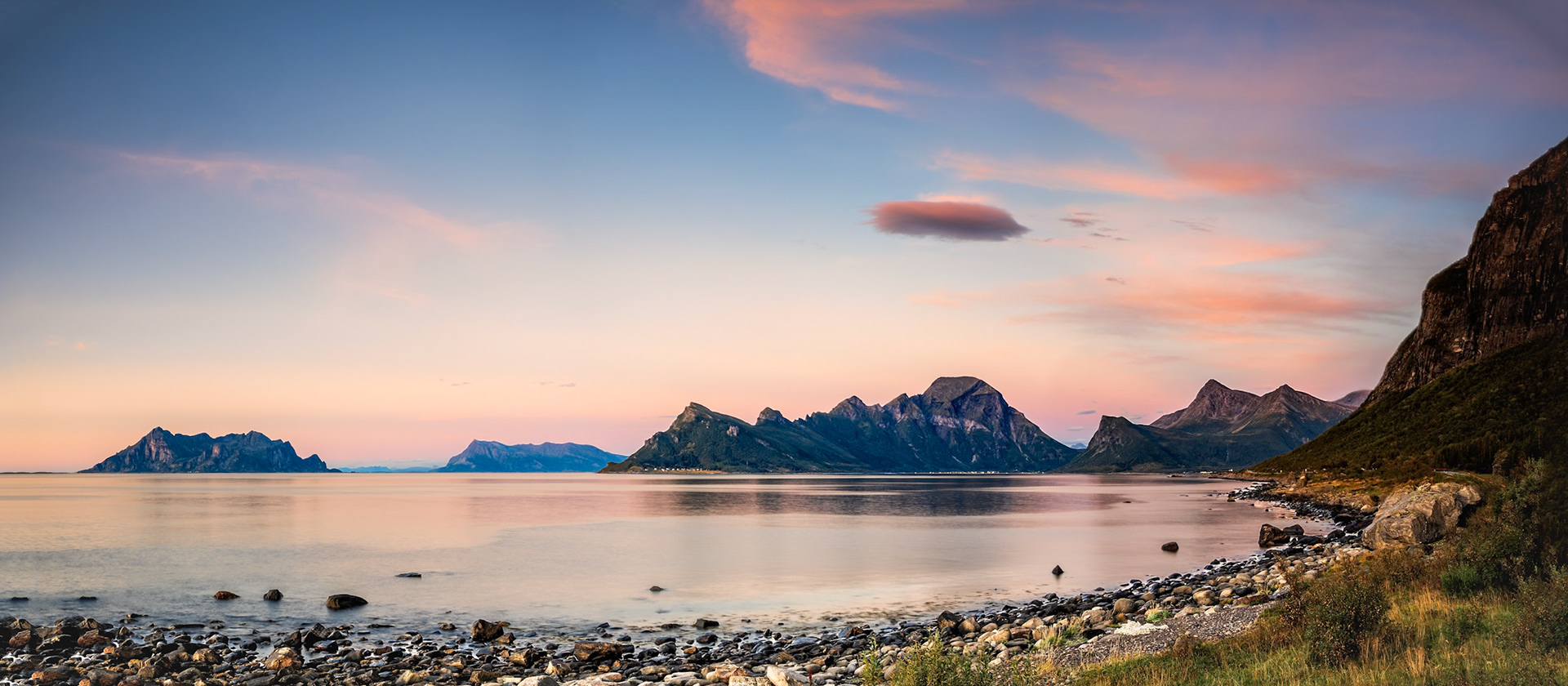 Blick vom Ureddeplassen Rastplatz