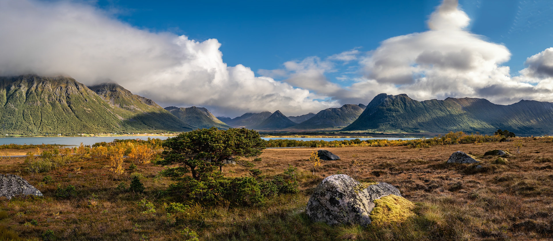 Am Weg nach Sortland (Forfjorden) , Reinsnesvejen