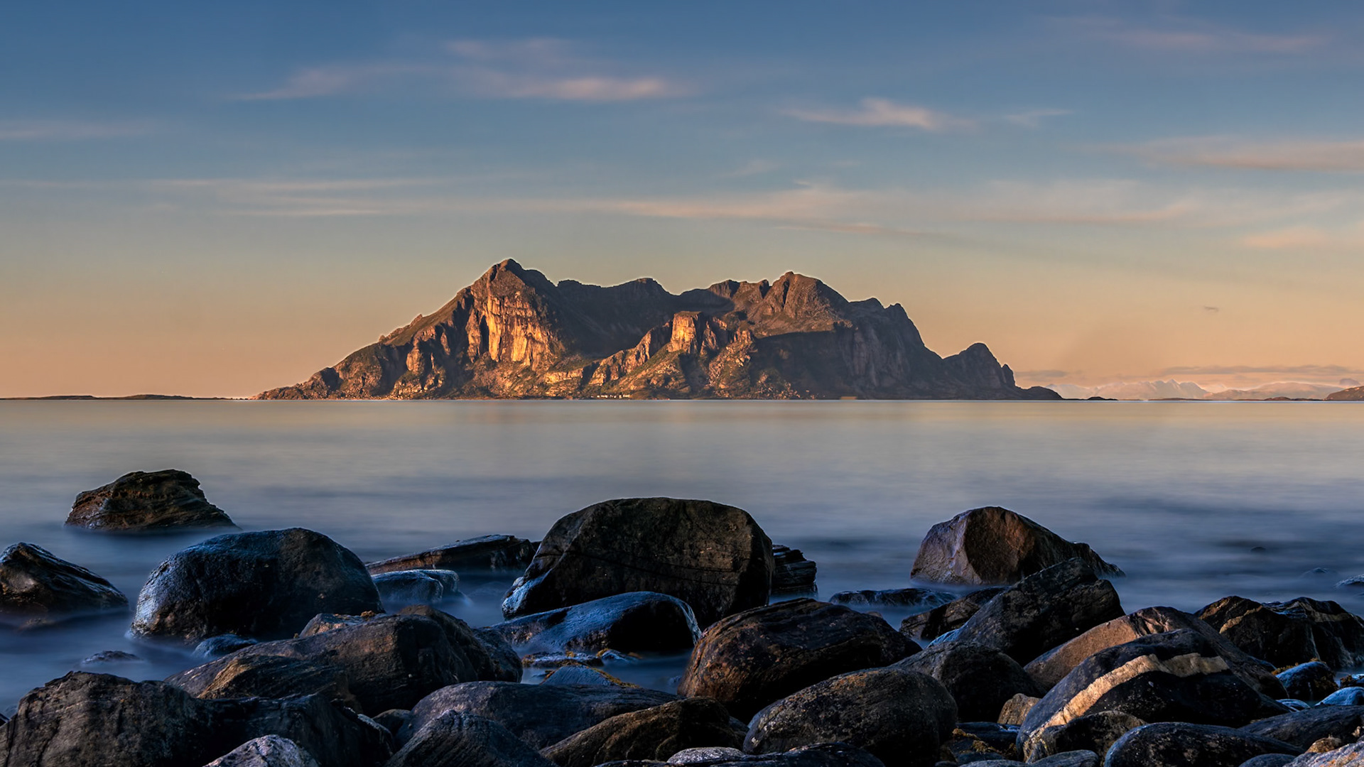 Blick vom Ureddeplassen Rastplatz
