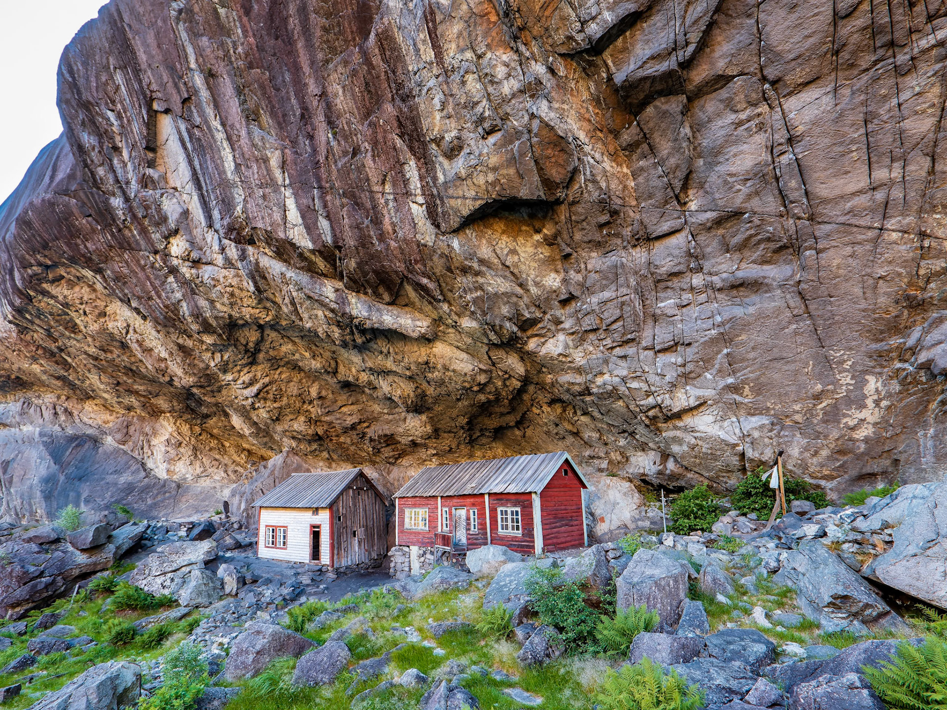 Helleren im Jøssingfjord