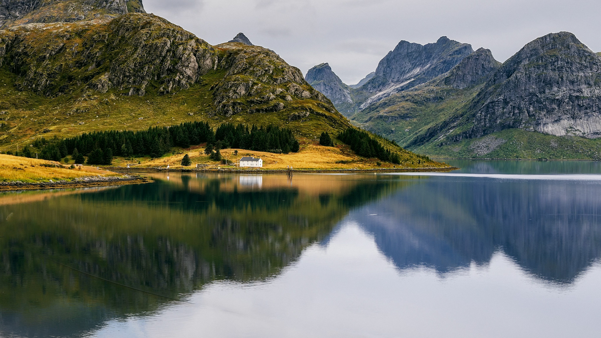 Am Flakstadveien Richtung Ramberg