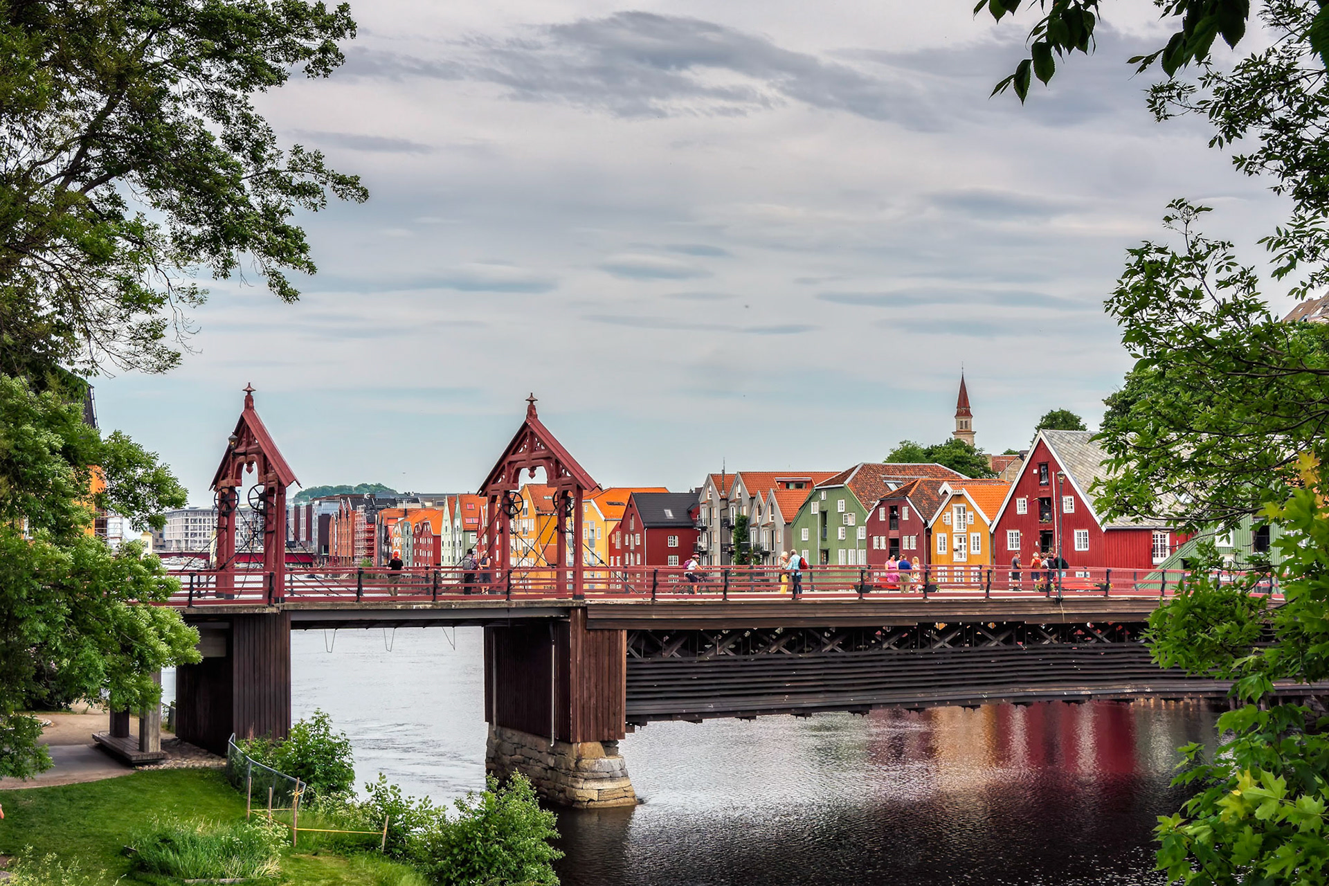 Altstadtbrücke Gamle Bybro Trondheim