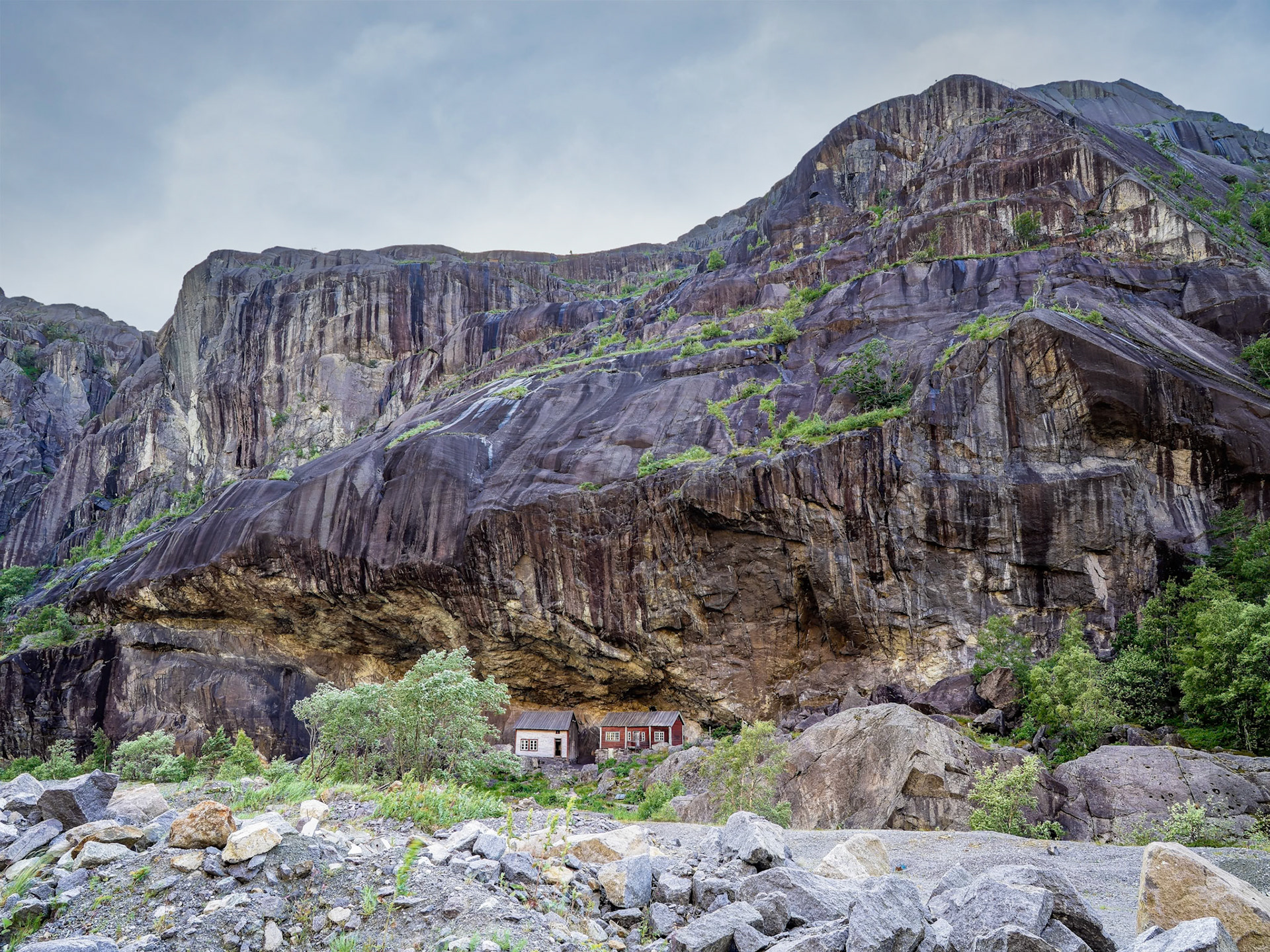 Helleren im Jøssingfjord
