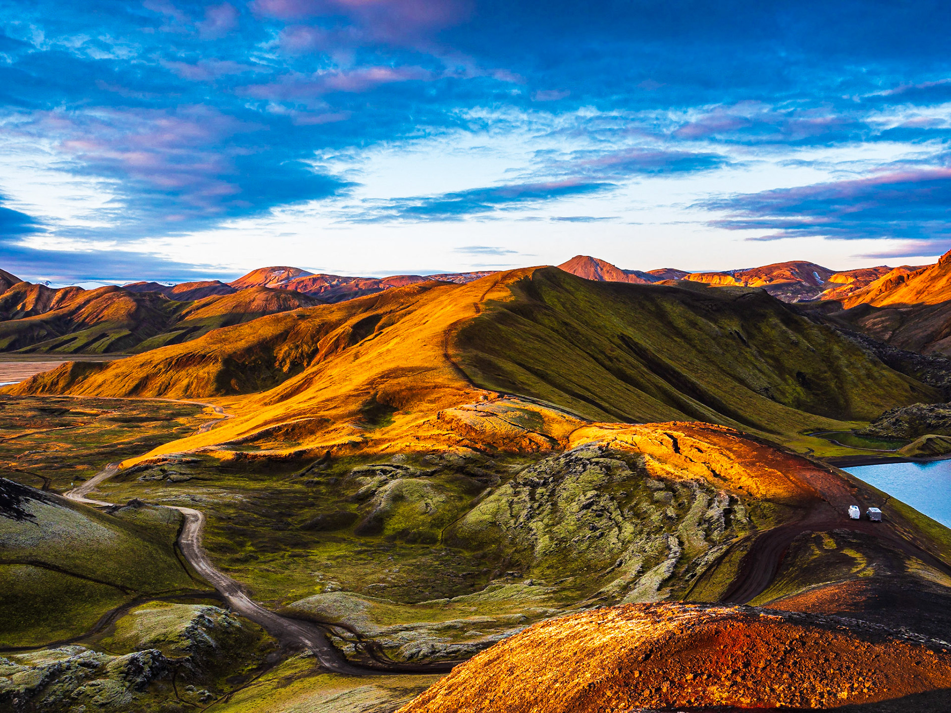 Fjallabak, Frostastaðavatn-See