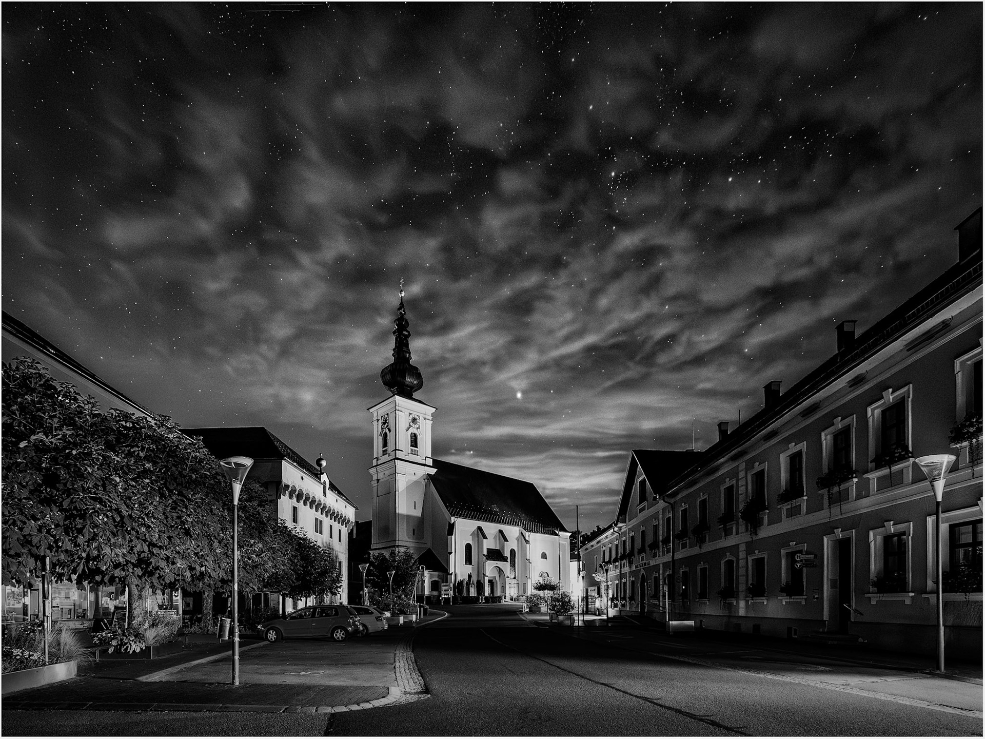 Vorchdorf bei Nacht