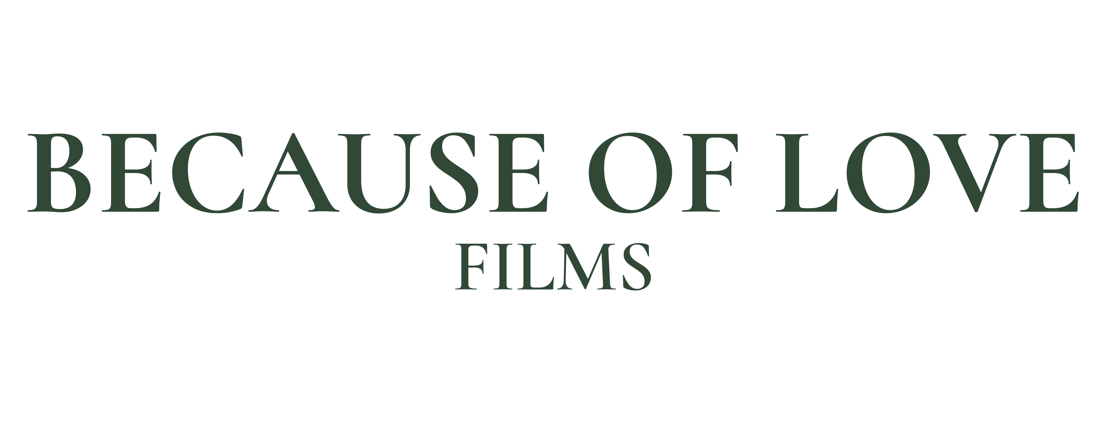 Because of Love FILMS