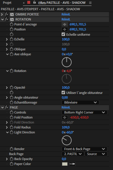 MERCI POUR L'INFO - EFFETS