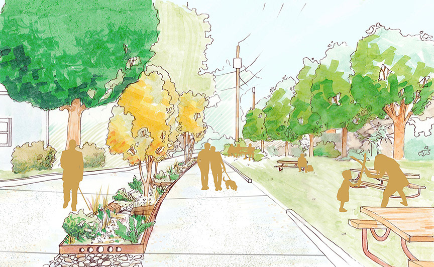 East Pedestrian Corridor