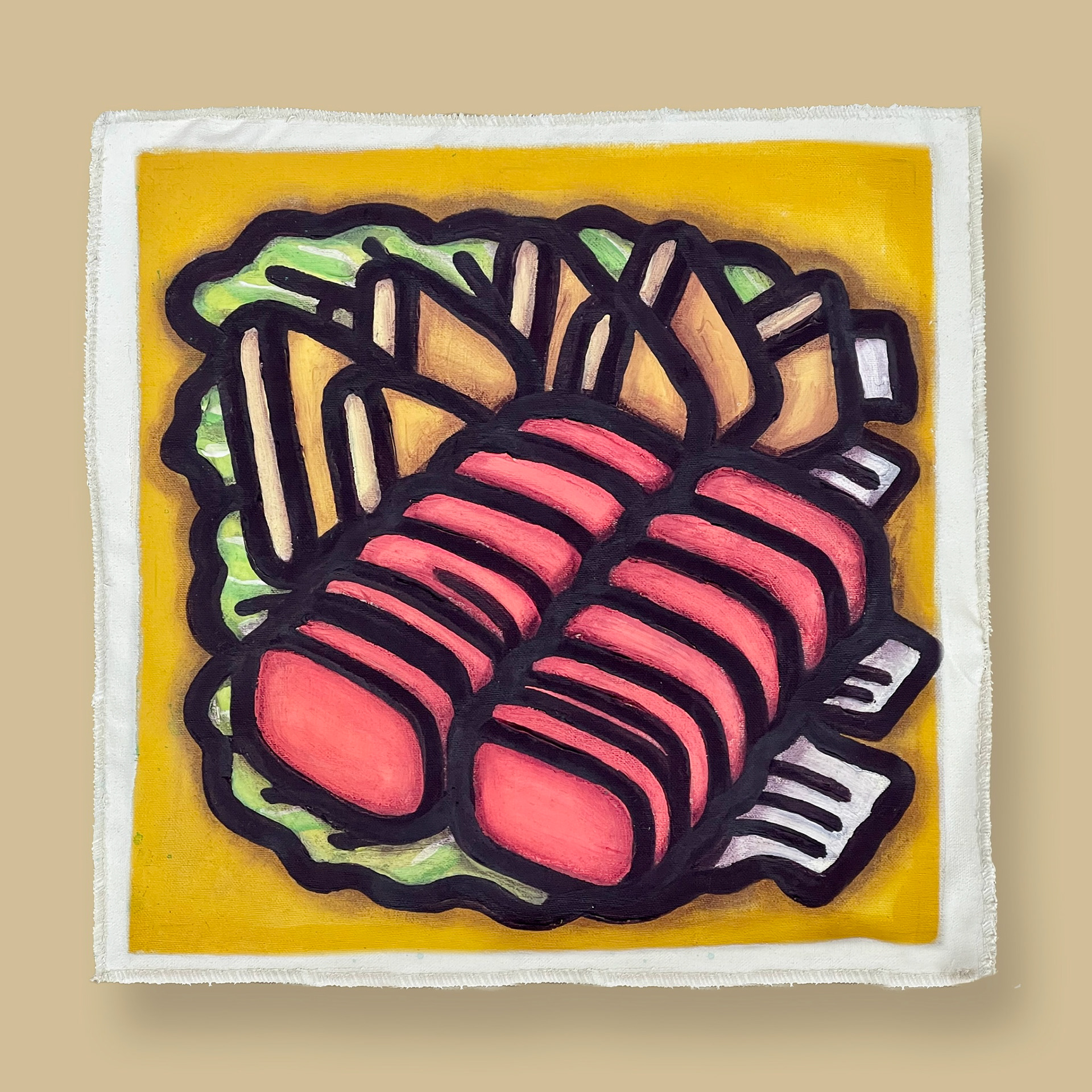 조각 24. 스팸과 유부 그리고 배추