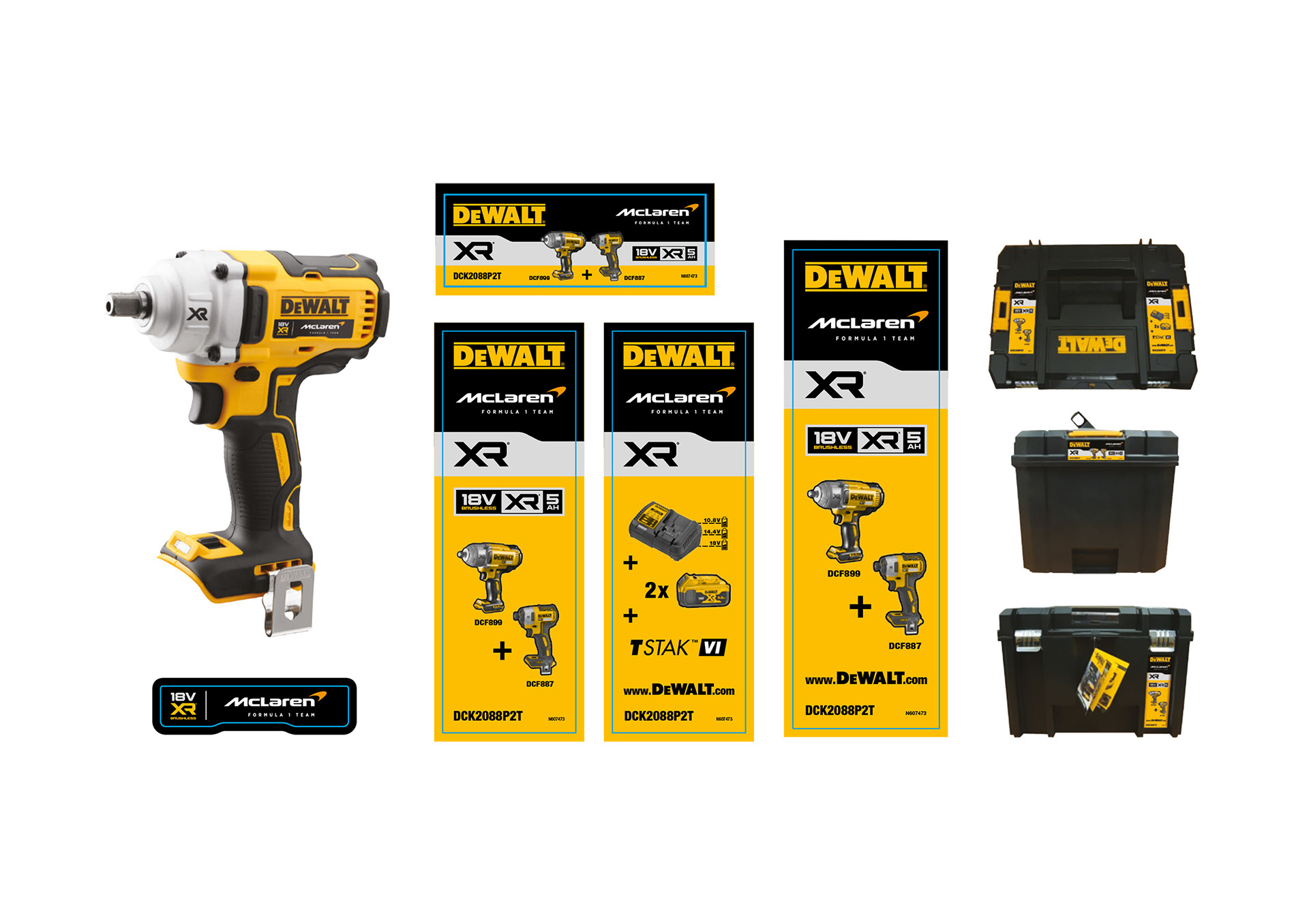 DEWALT Partnership Product Label & Packaging Design Concepts