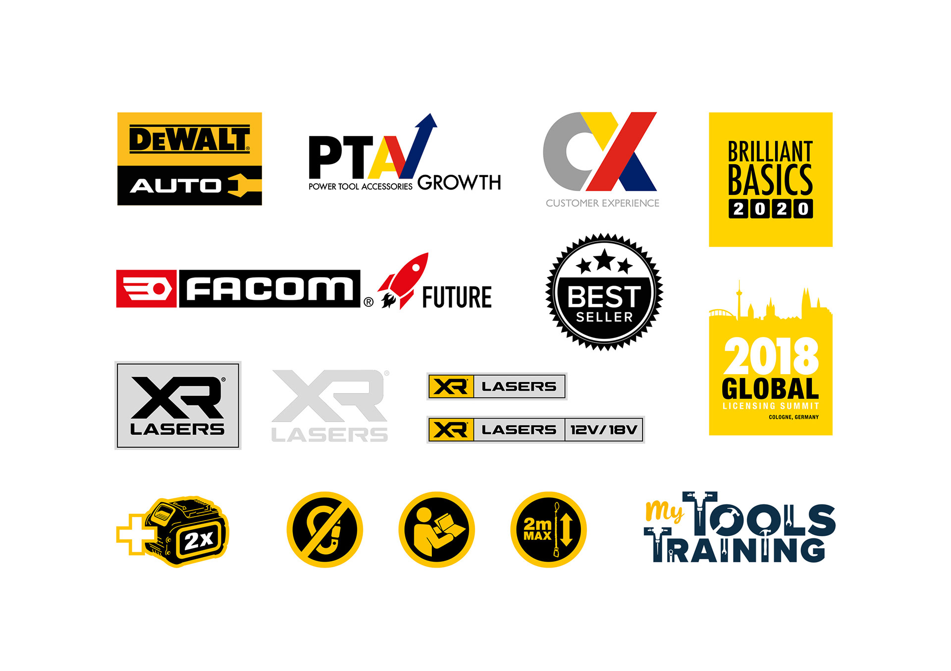 Stanley Black & Decker Sub Logo and Icon Designs