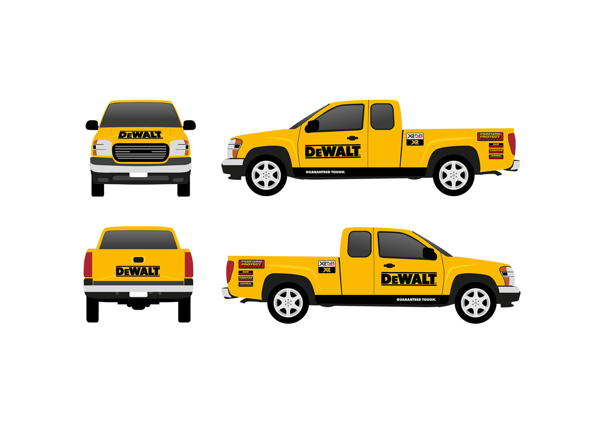DEWALT EANZ Vehicle Graphic Concepts