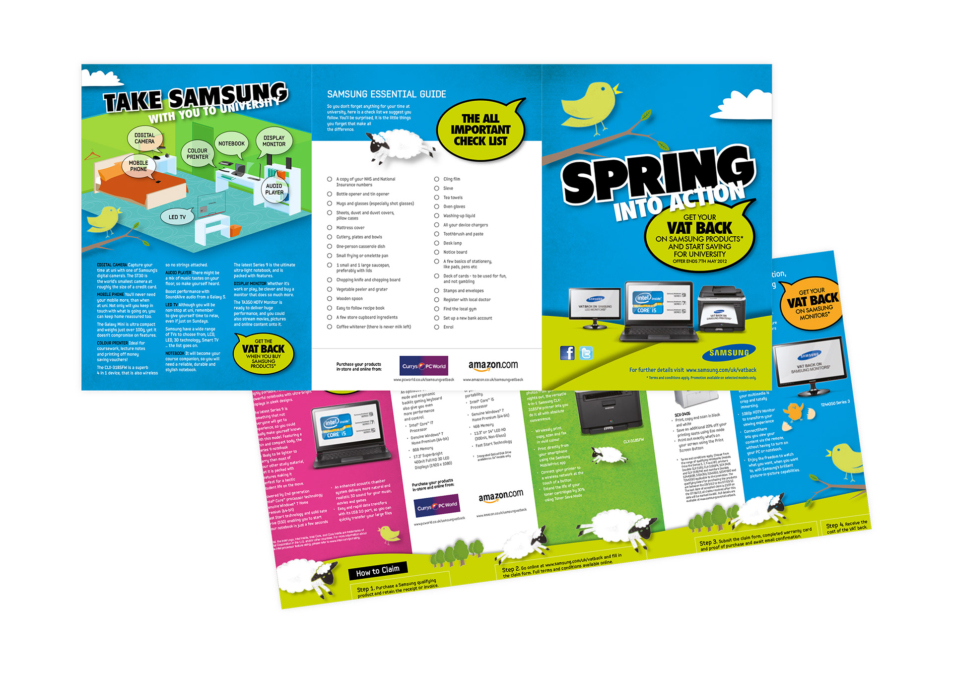 Samsung Spring Brochure Design