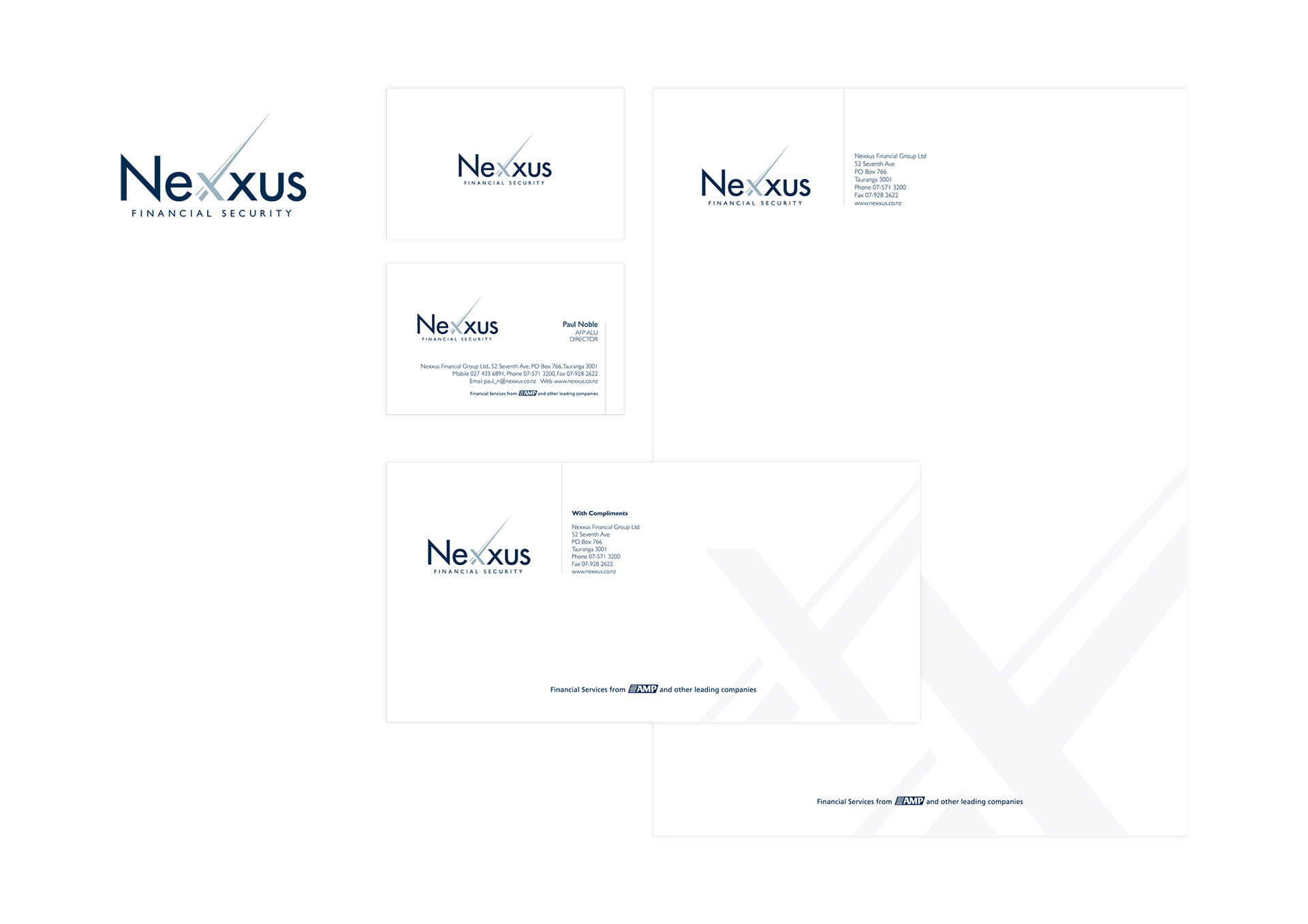 Nexxus Logo & Stationary Design