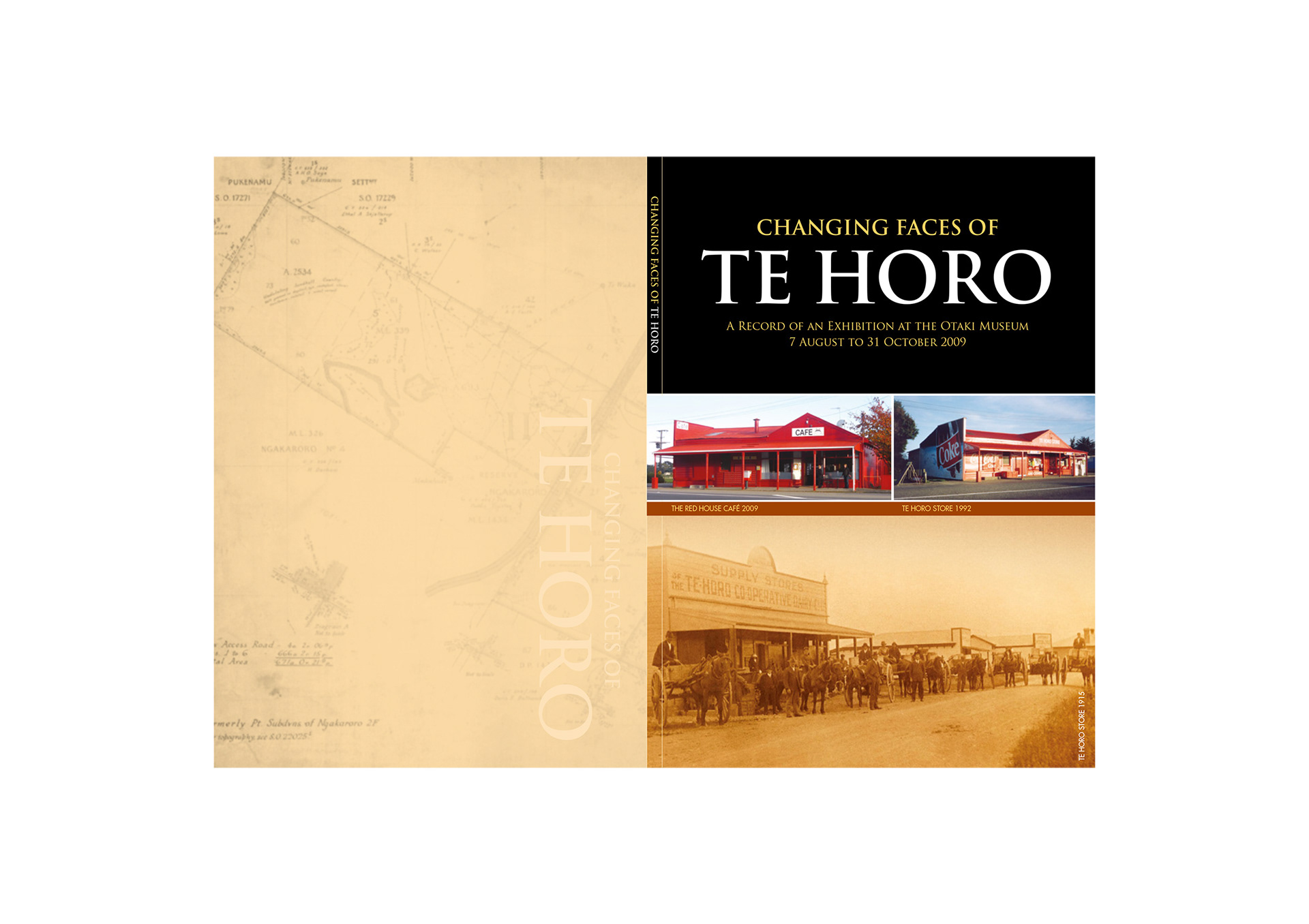 Changing Faces of Te Horo Book Cover Design
