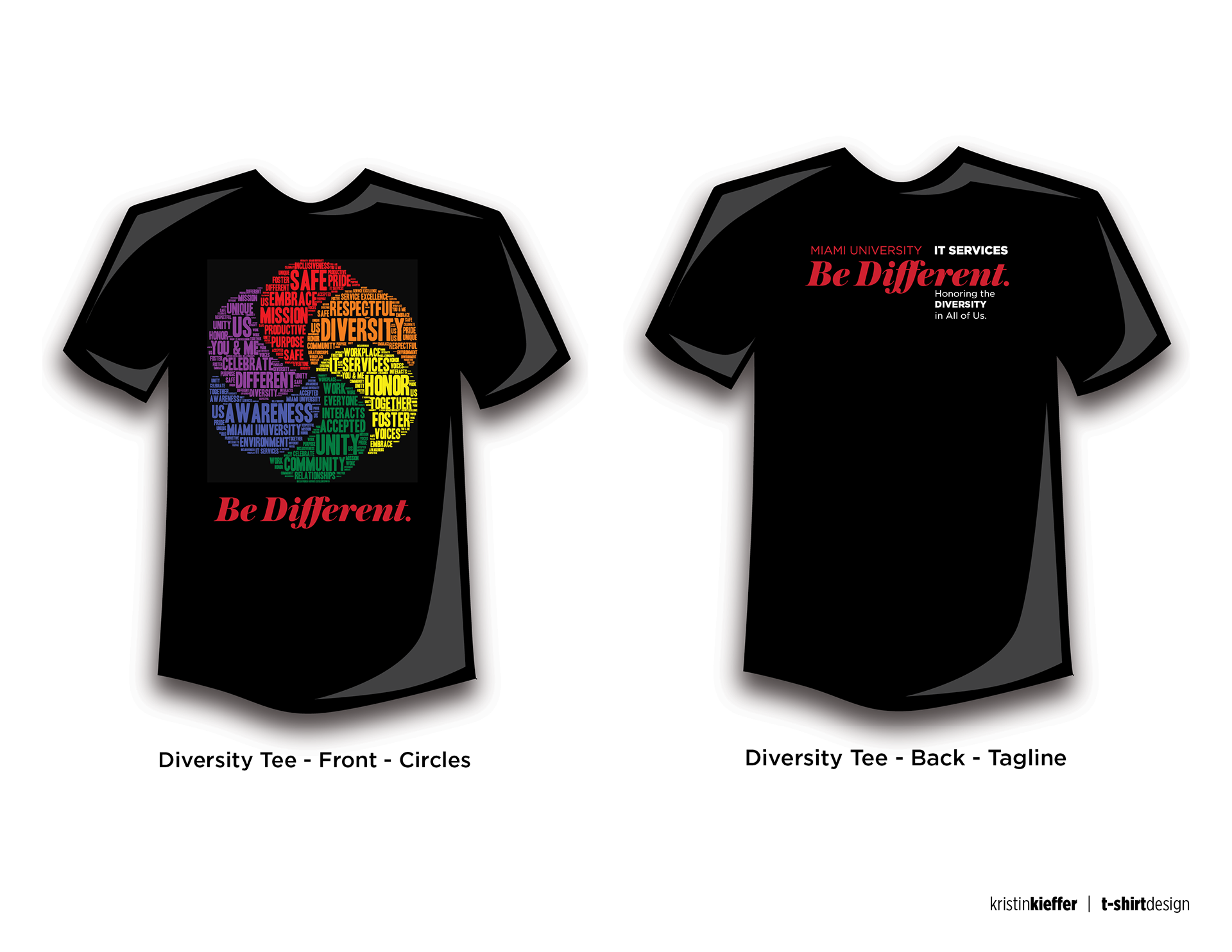 Diversity project t-shirts.