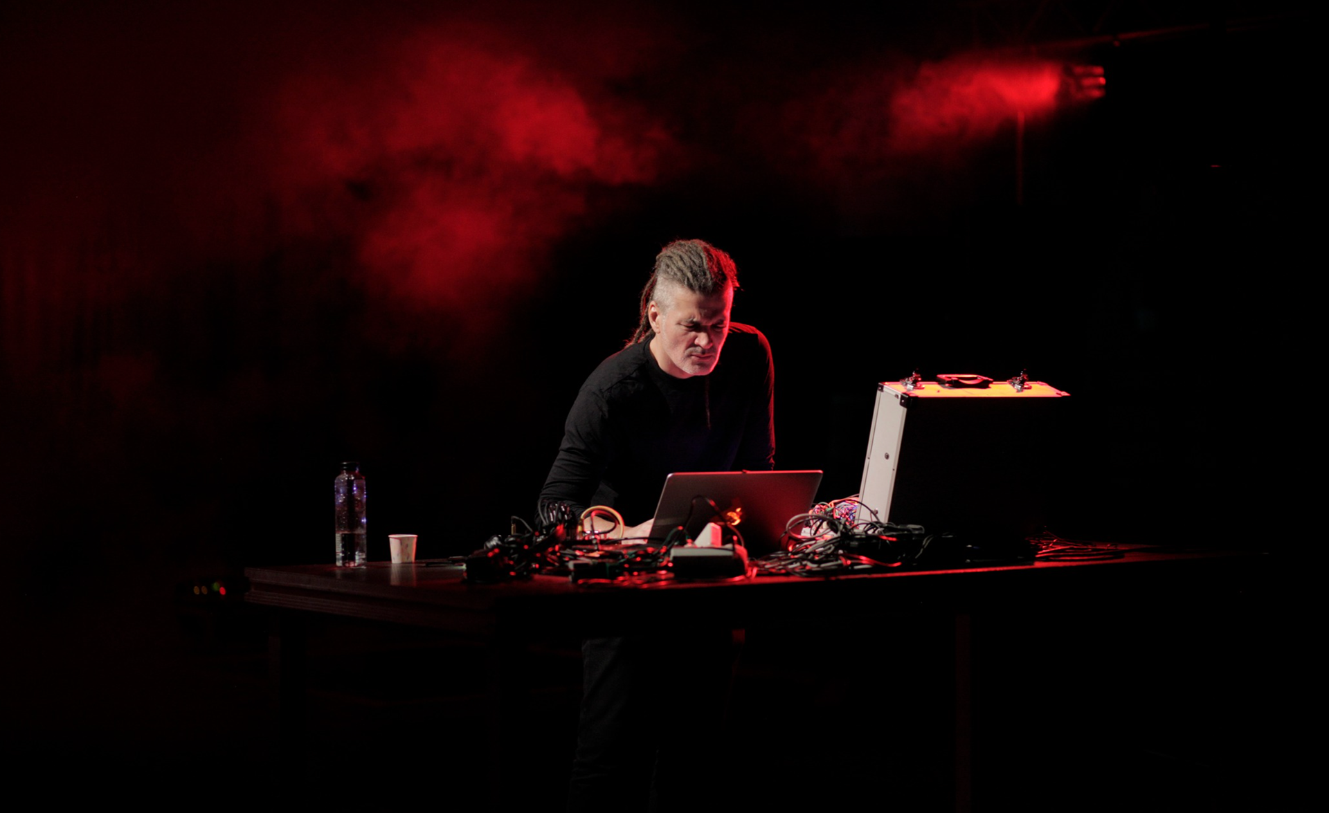 Robert Piotrowicz — Live performance at Simultan Festival 2023. photo: Andreea Săsăran