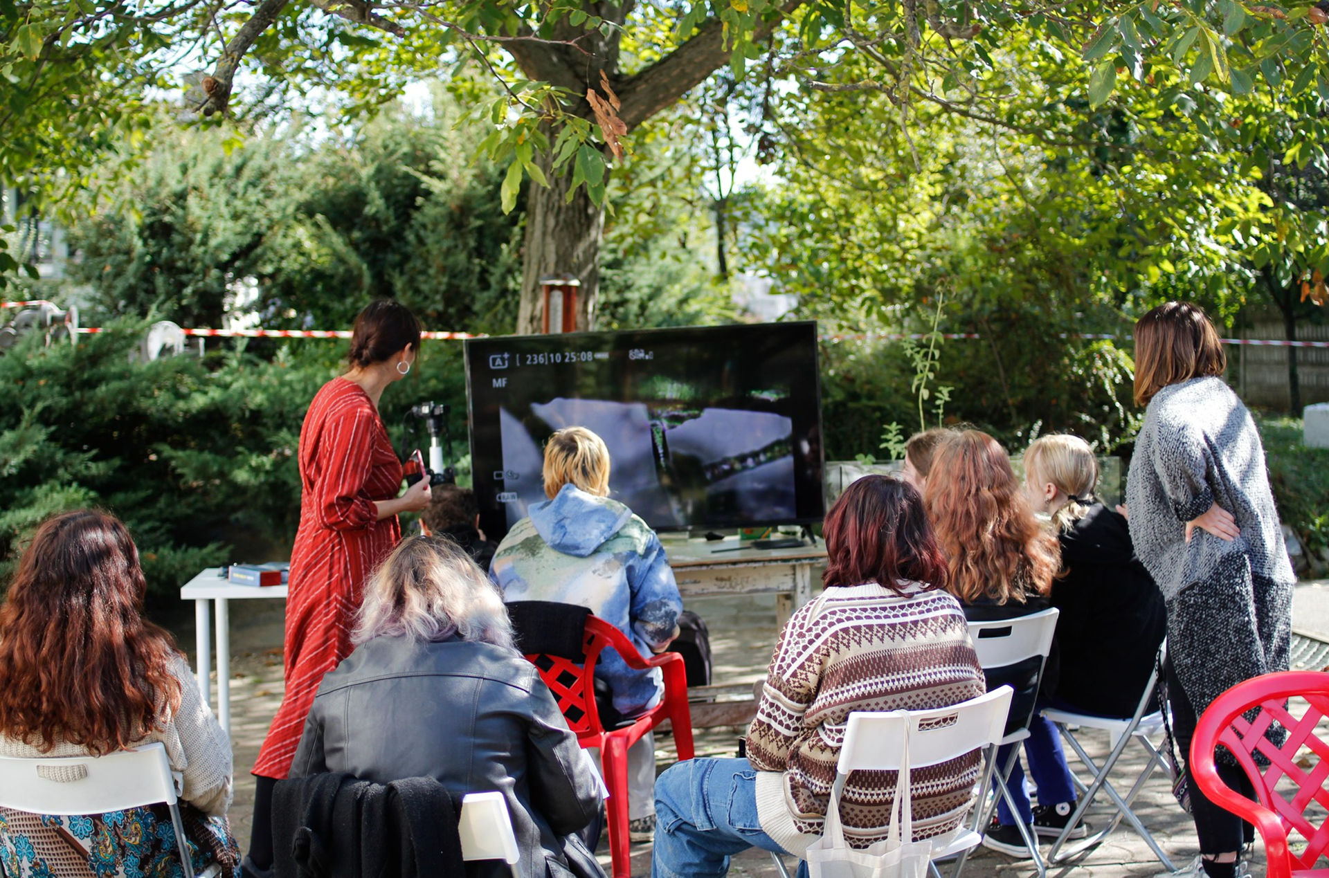 The Invisible Poetics of the Aquatic Ecosystem with Nita Mocanu & Marius Stoica, October 7–8, 2023, Uzina Hidrocentrală Timișoara – Culture Quest #4 – Photo: Mircea Ilcău