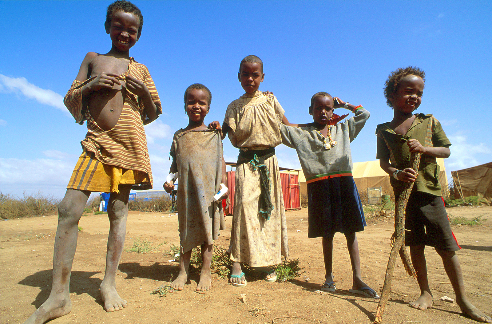 Somali refugee children. Kebre Bayah camp, Ethiopia