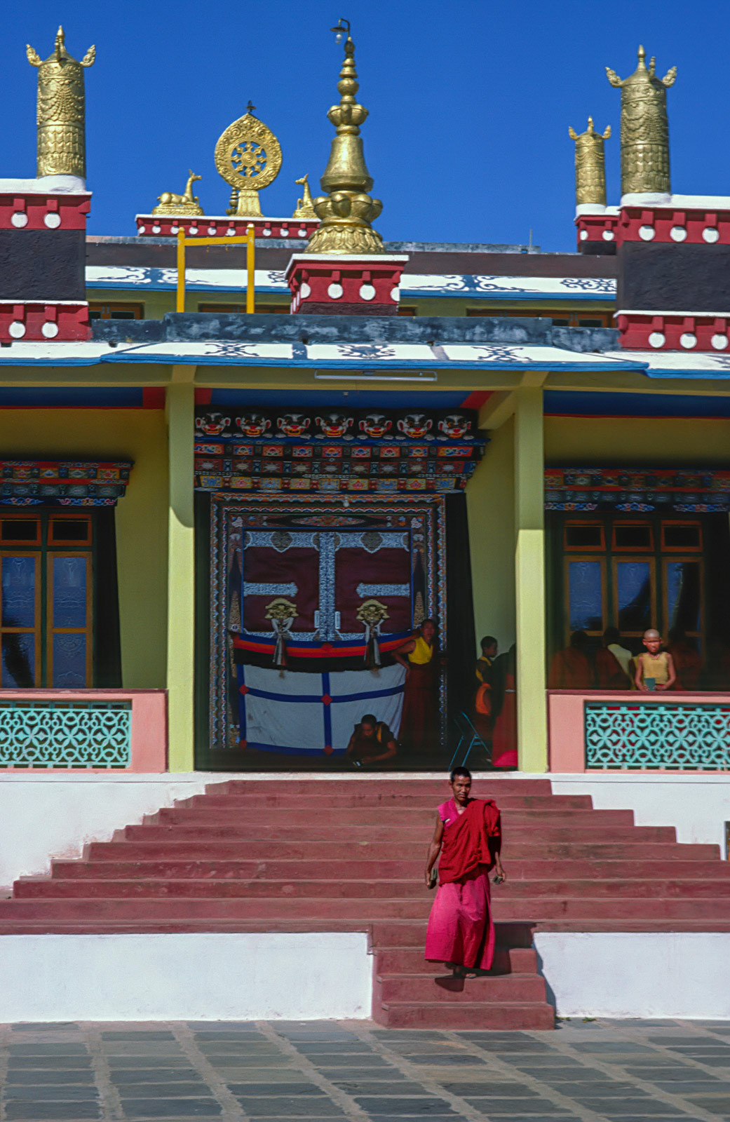Tibetan Buddhist monastery. Karnataka, South India