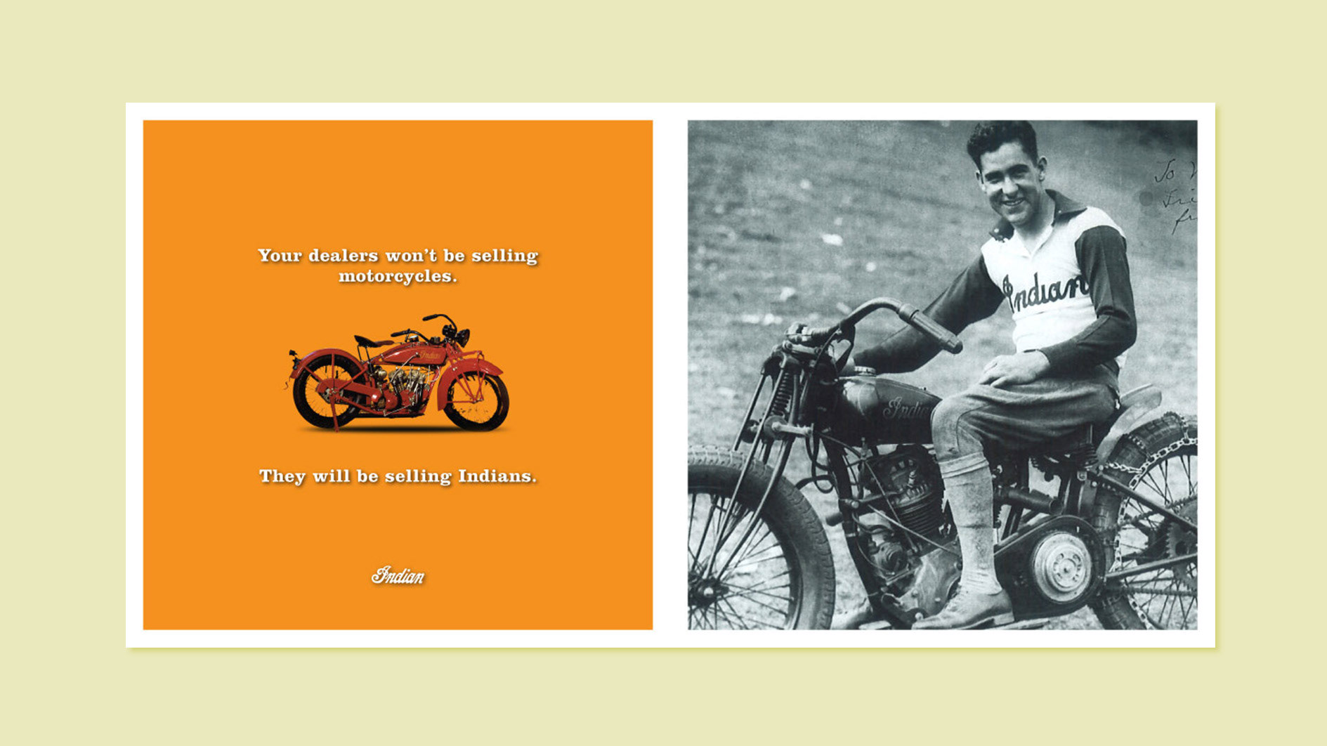 Pitch deck aimed at selling SaaS web-based dealer network technology aimed at Indian Motorcycle dealers.