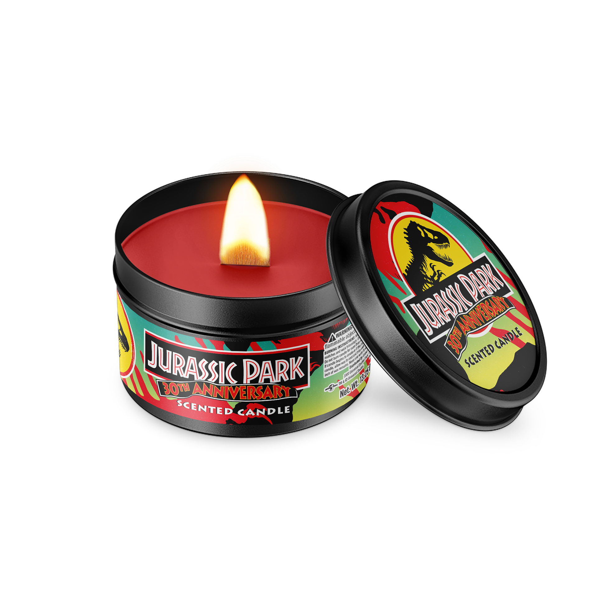 Jurassic Park 30th Anniversary Candle - Universal Studios 2023