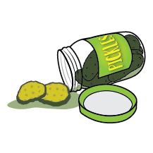 Spilled Pickleball Jar