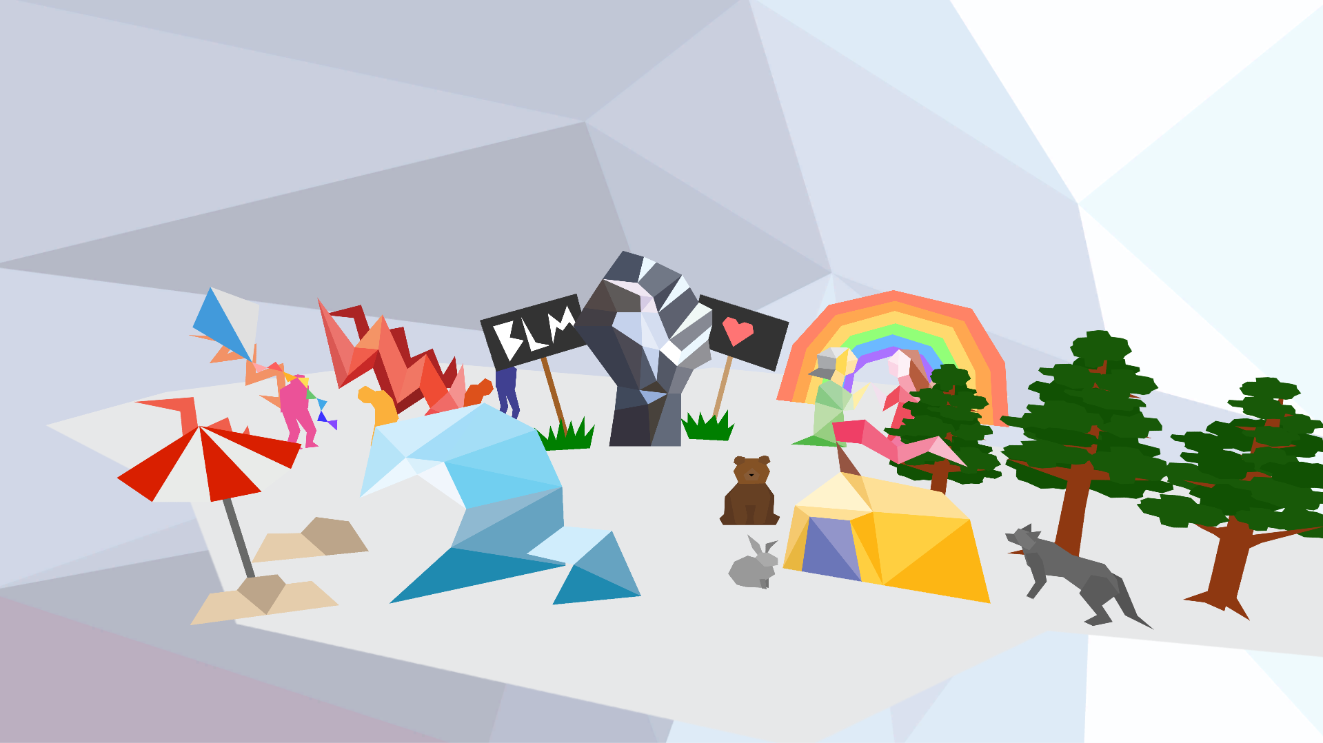 Solve 15 puzzles across 3 unique dioramas.